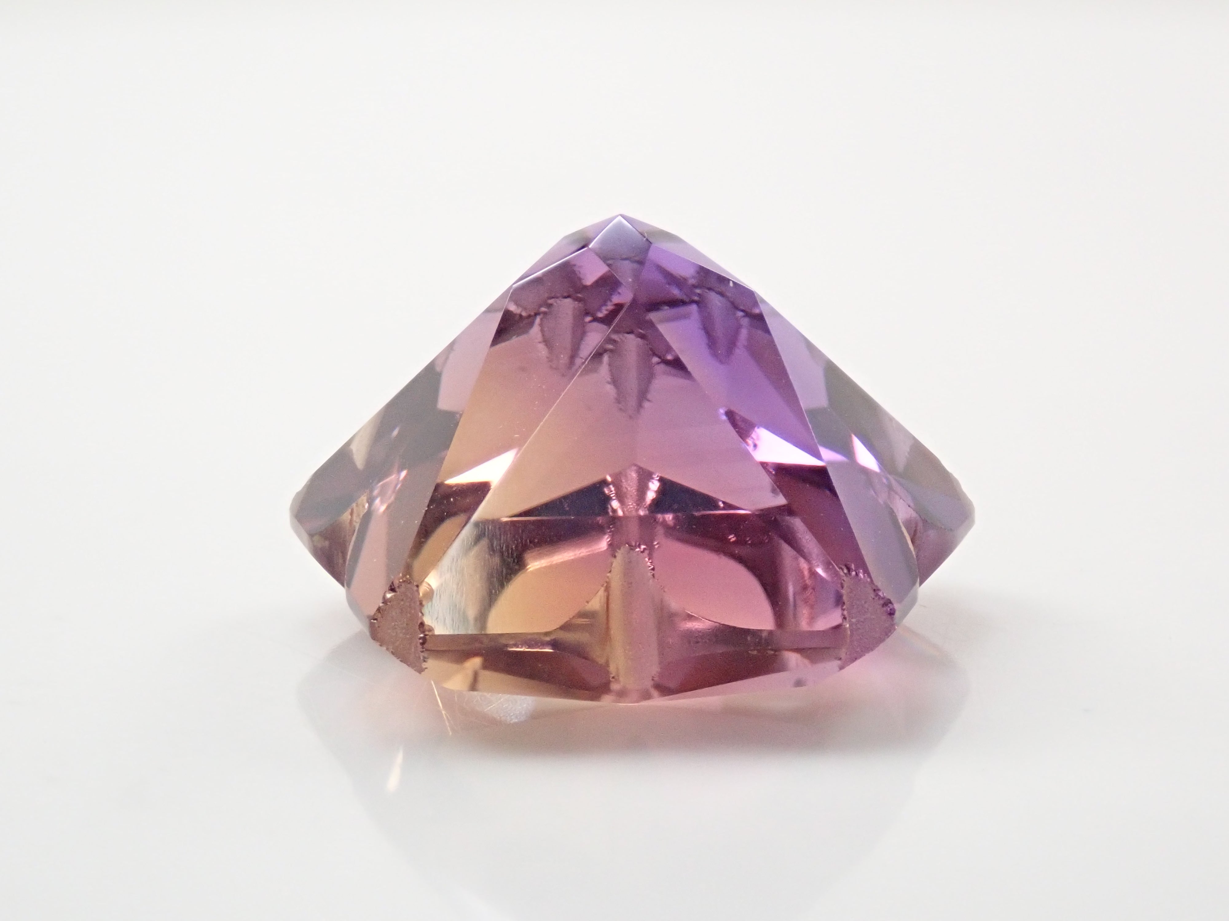 【さくらシェイプ】ブラジル産アメトリン 20mm/21.554ct《コラボ》ルース ワッペン