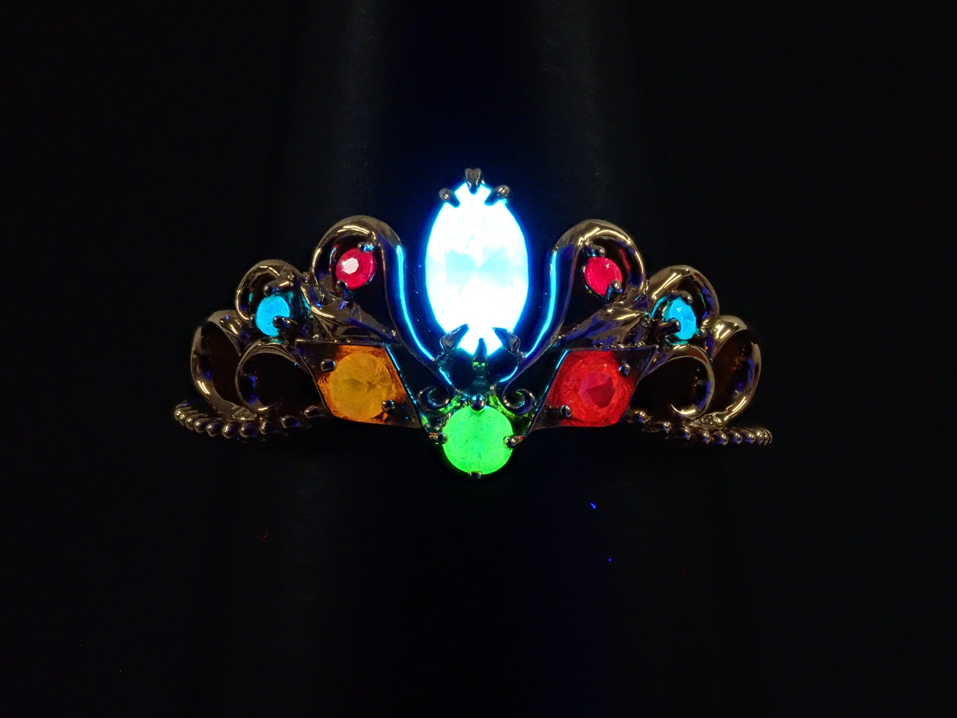 K18PGカナリーイエローダイヤモンド(トリートメント)0.214ct・アレキサンドライトリング 中宝付