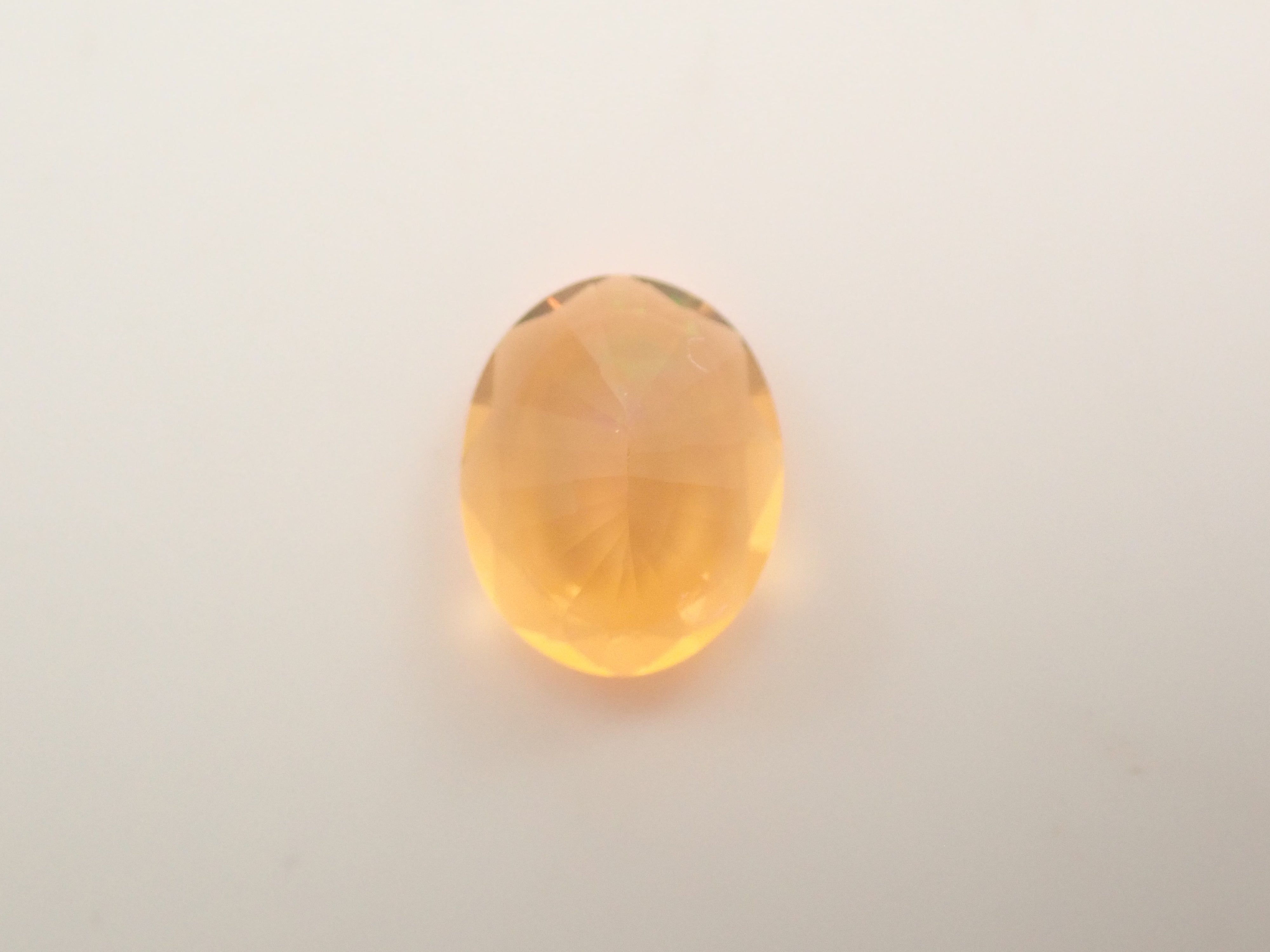 【12560179掲載】メキシコ産ファイアオパール(ファセットカット) 0.515ctルース