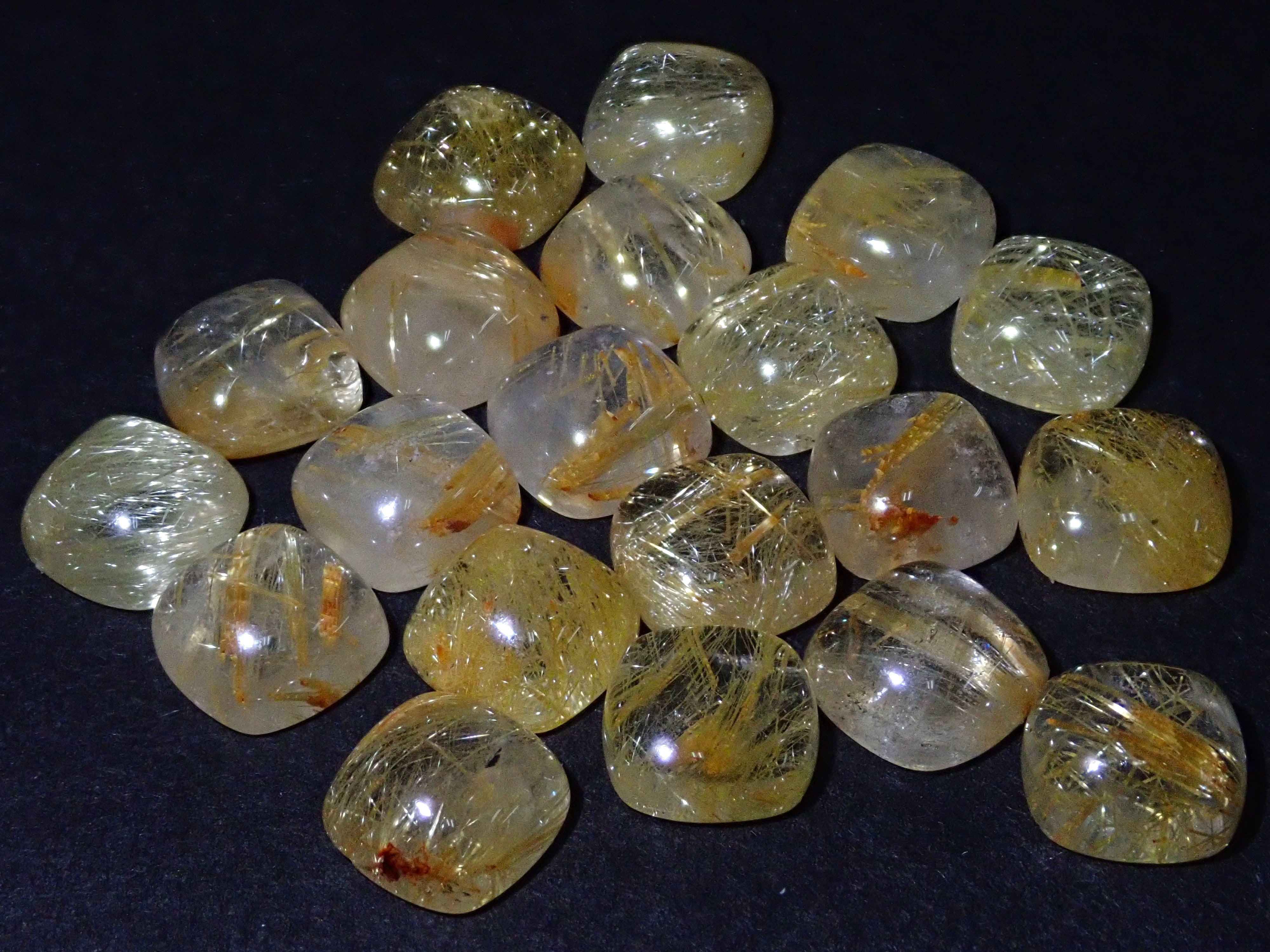 ブラジル産ルチルレイテッドクォーツ1石ルース(6mm)《複数購入割引有》