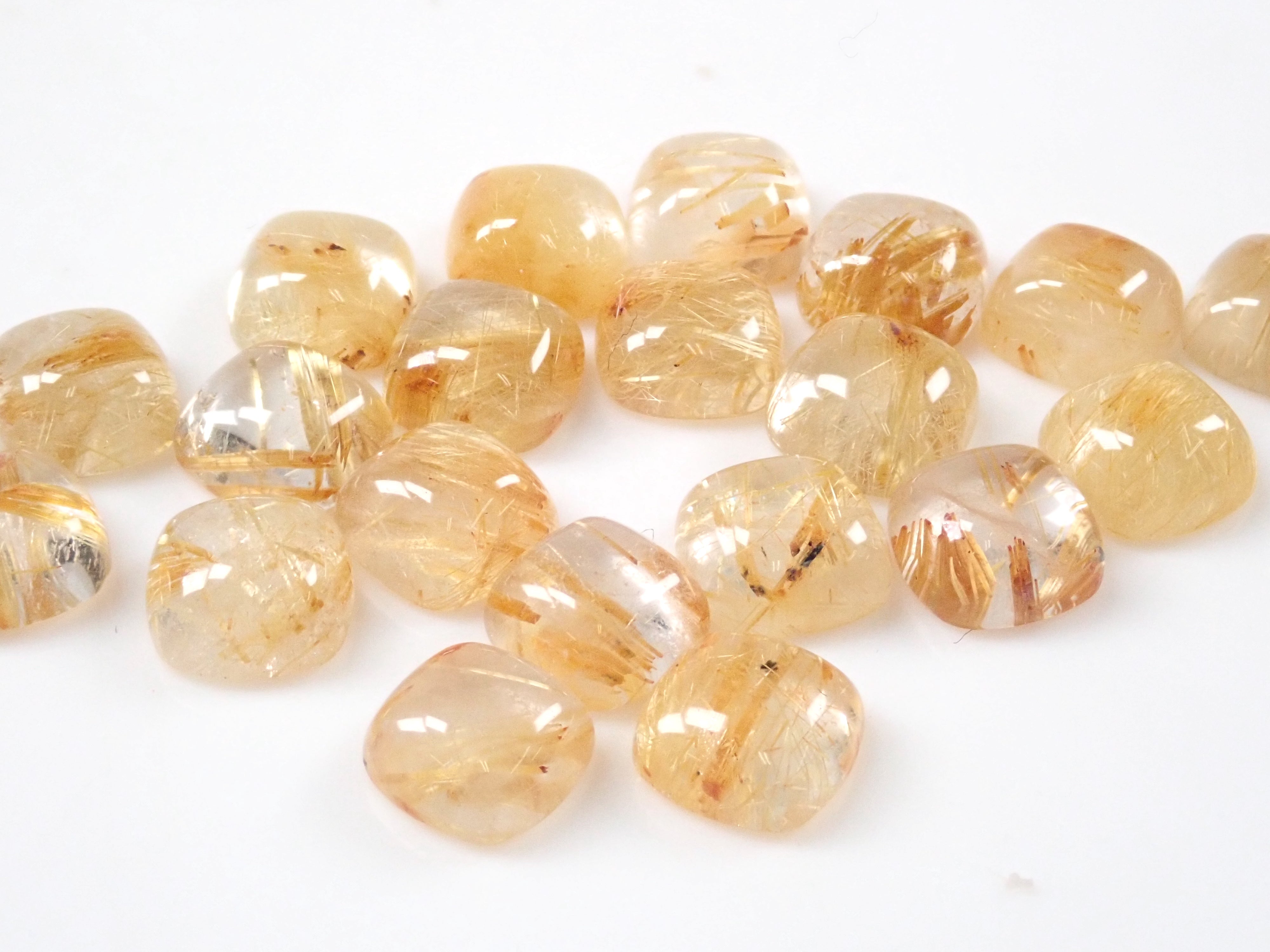 ブラジル産ルチルレイテッドクォーツ1石ルース(6mm)《複数購入割引有》