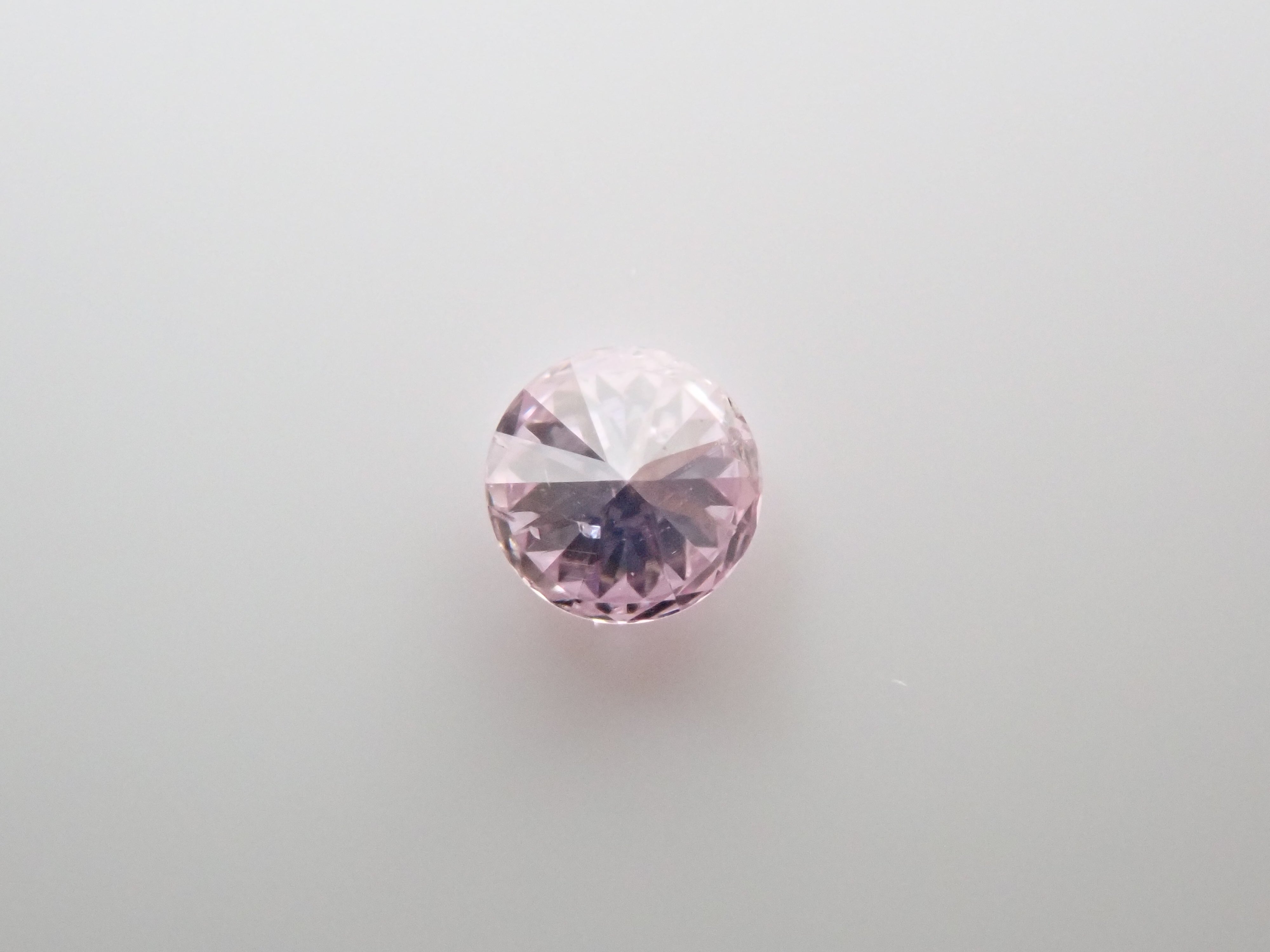 ピンクダイヤモンド 2.2mm/0.044ctルース(FANCY PURPLE PINK, I-1)