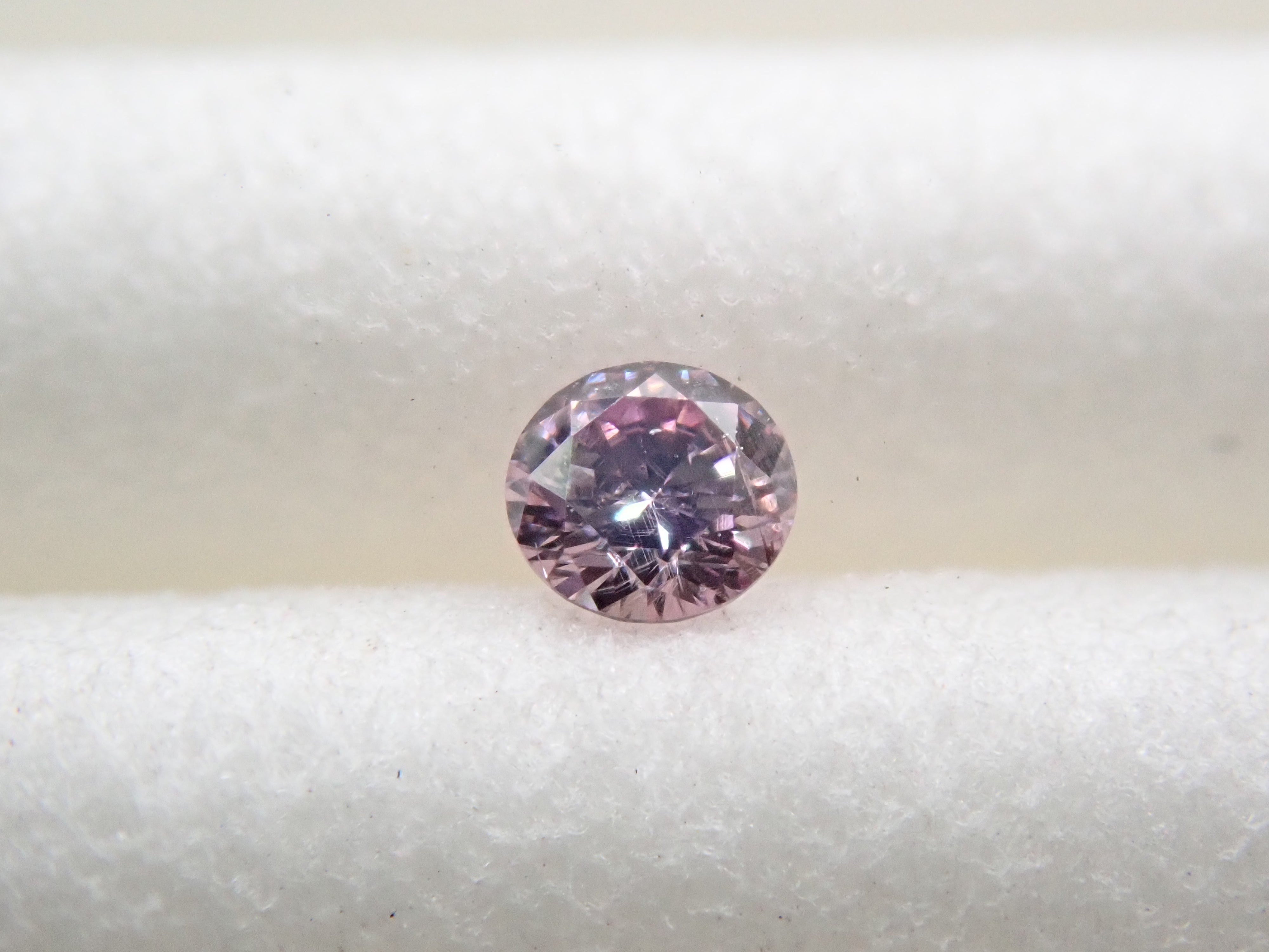 ピンクダイヤモンド 0.034ctルース(FANCY PURPLE PINK, I-1)
