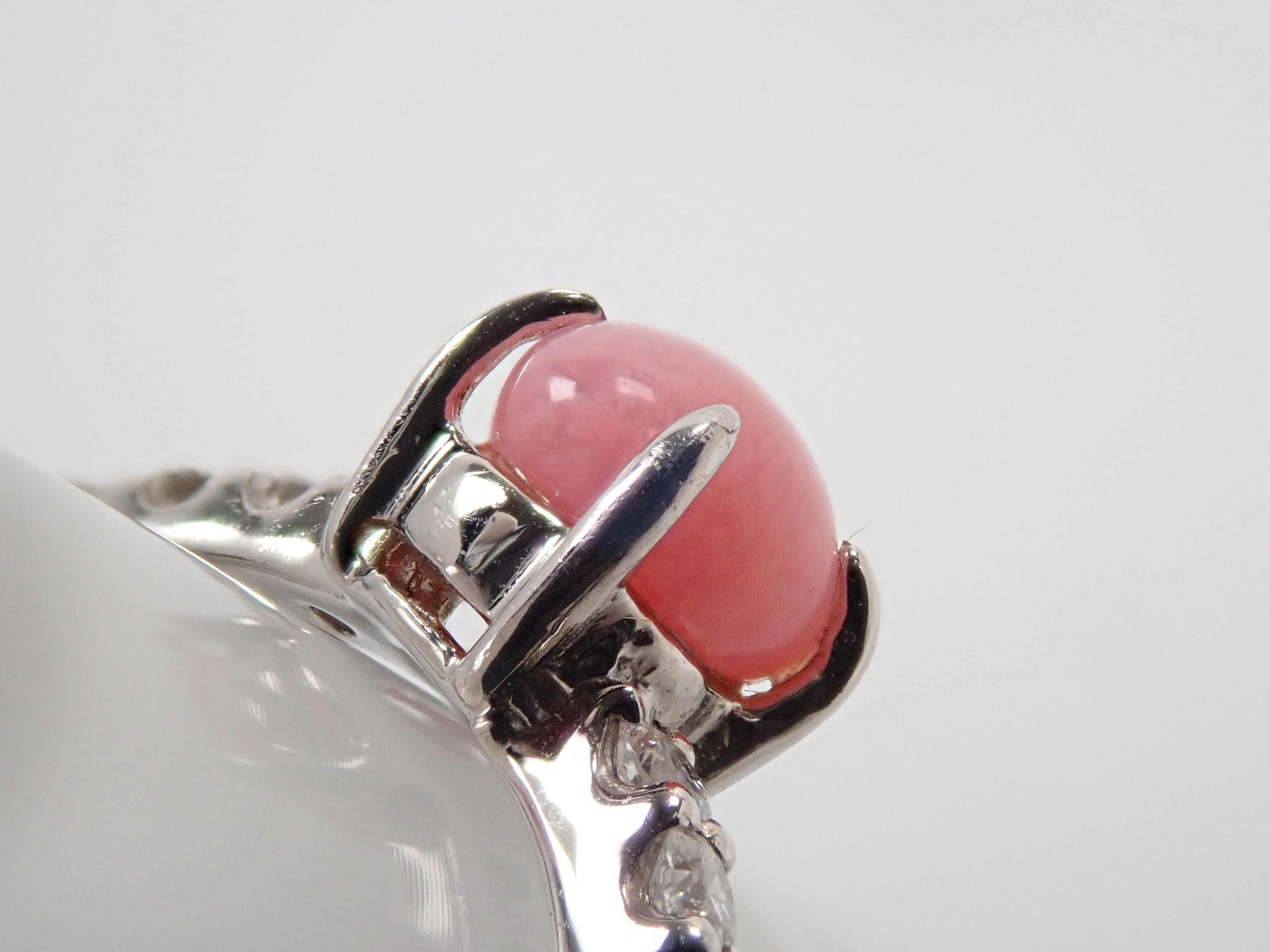 【22602711掲載】Pt900 コンクパール 0.56ct ダイヤモンド0.25ctリング鑑別書