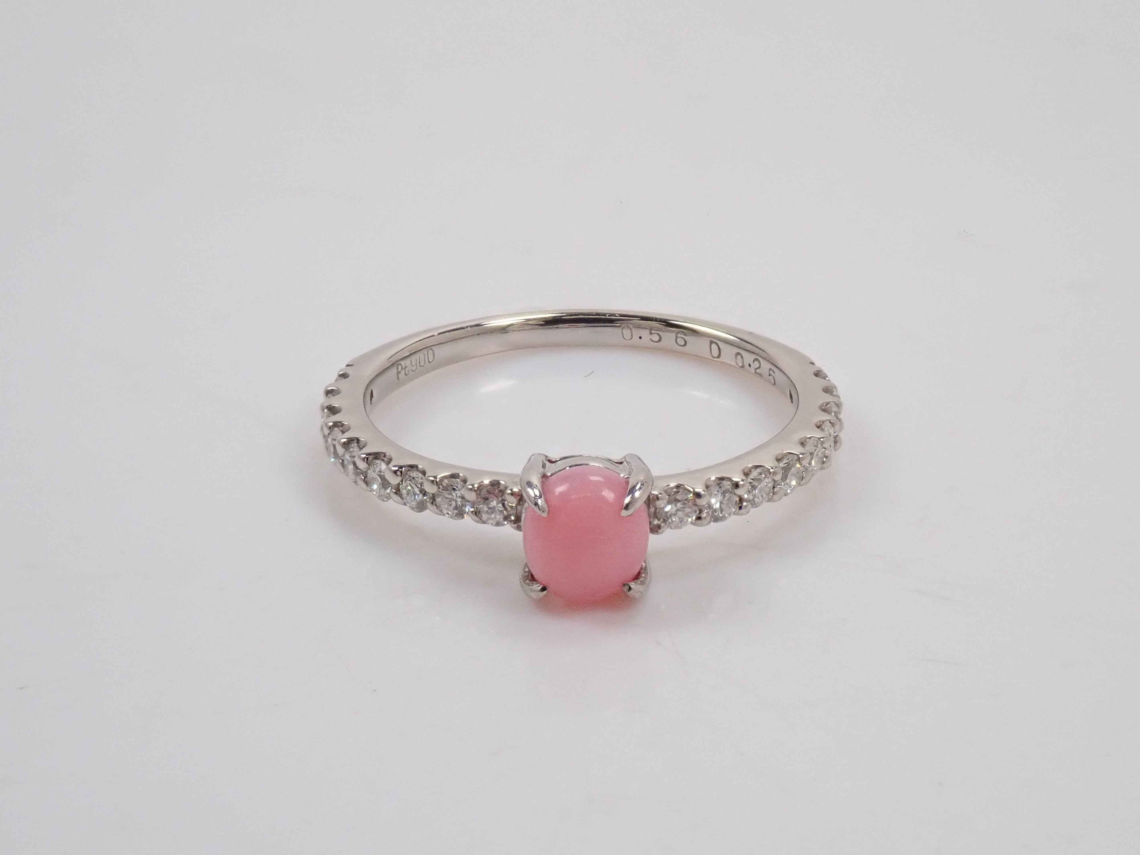 【22602711掲載】Pt900 コンクパール 0.56ct ダイヤモンド0.25ctリング鑑別書