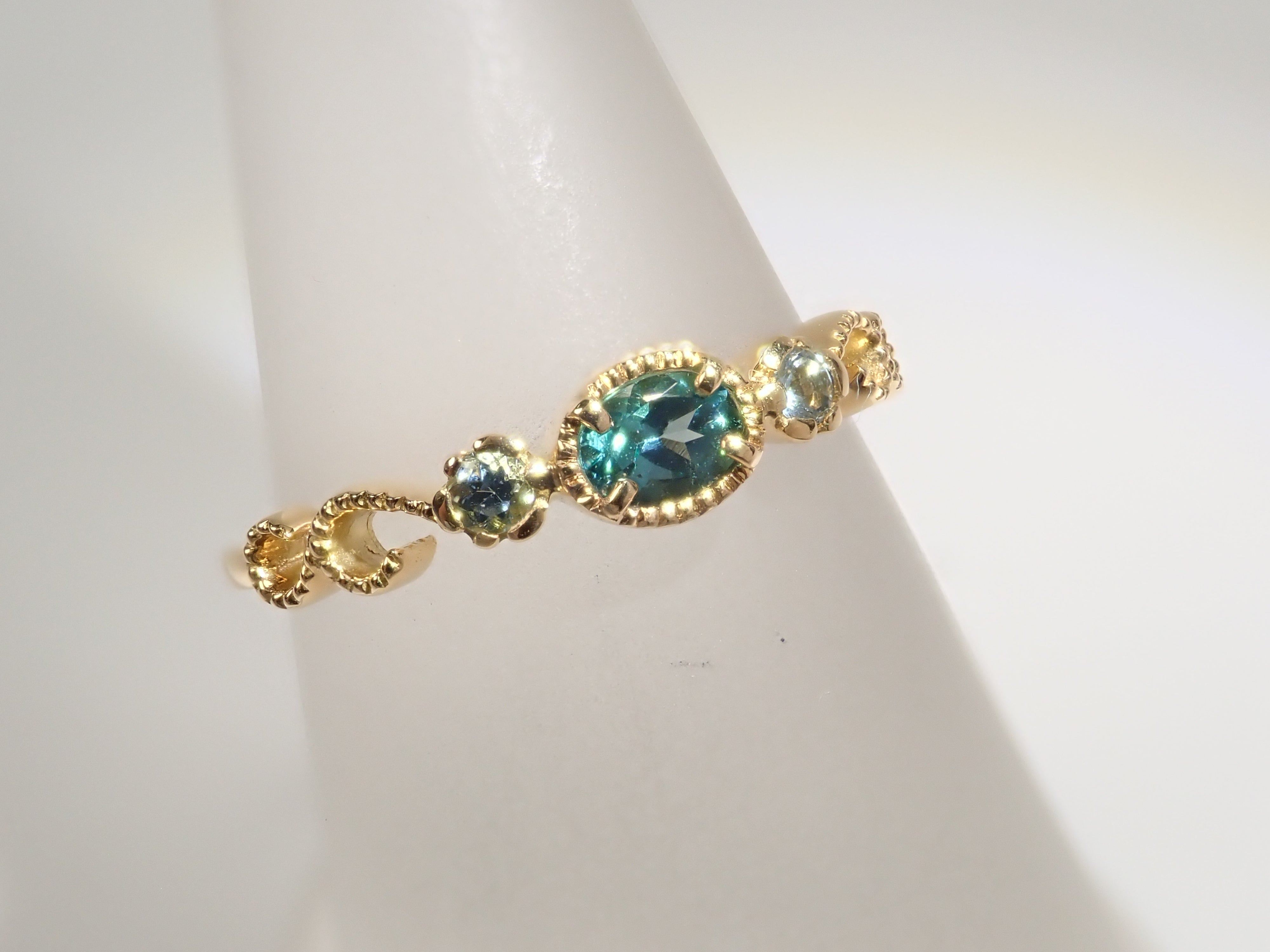 【22602504掲載】K18YG コーネルピン 0.217ct リング