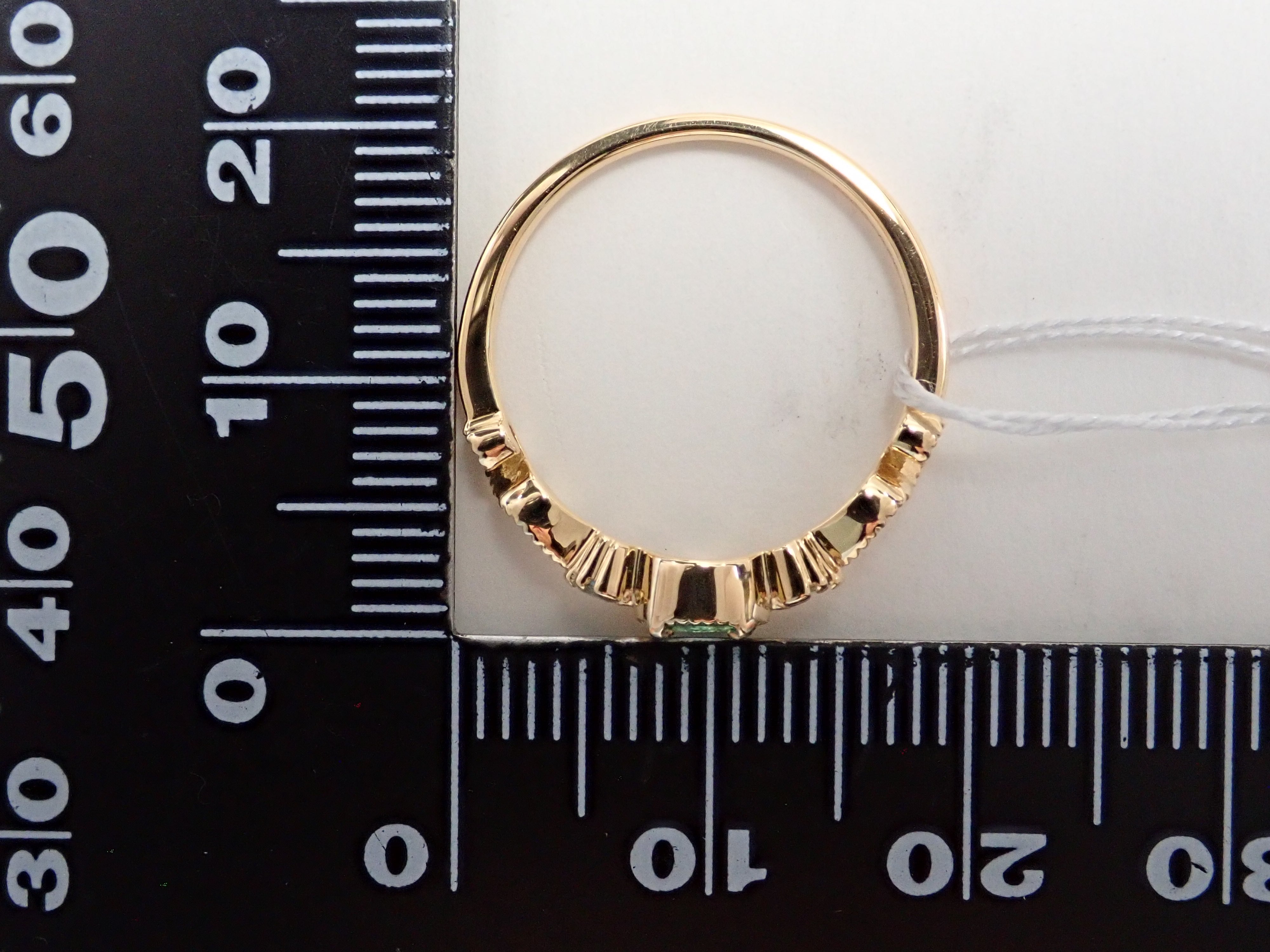 【22602504掲載】K18YG コーネルピン 0.217ct リング