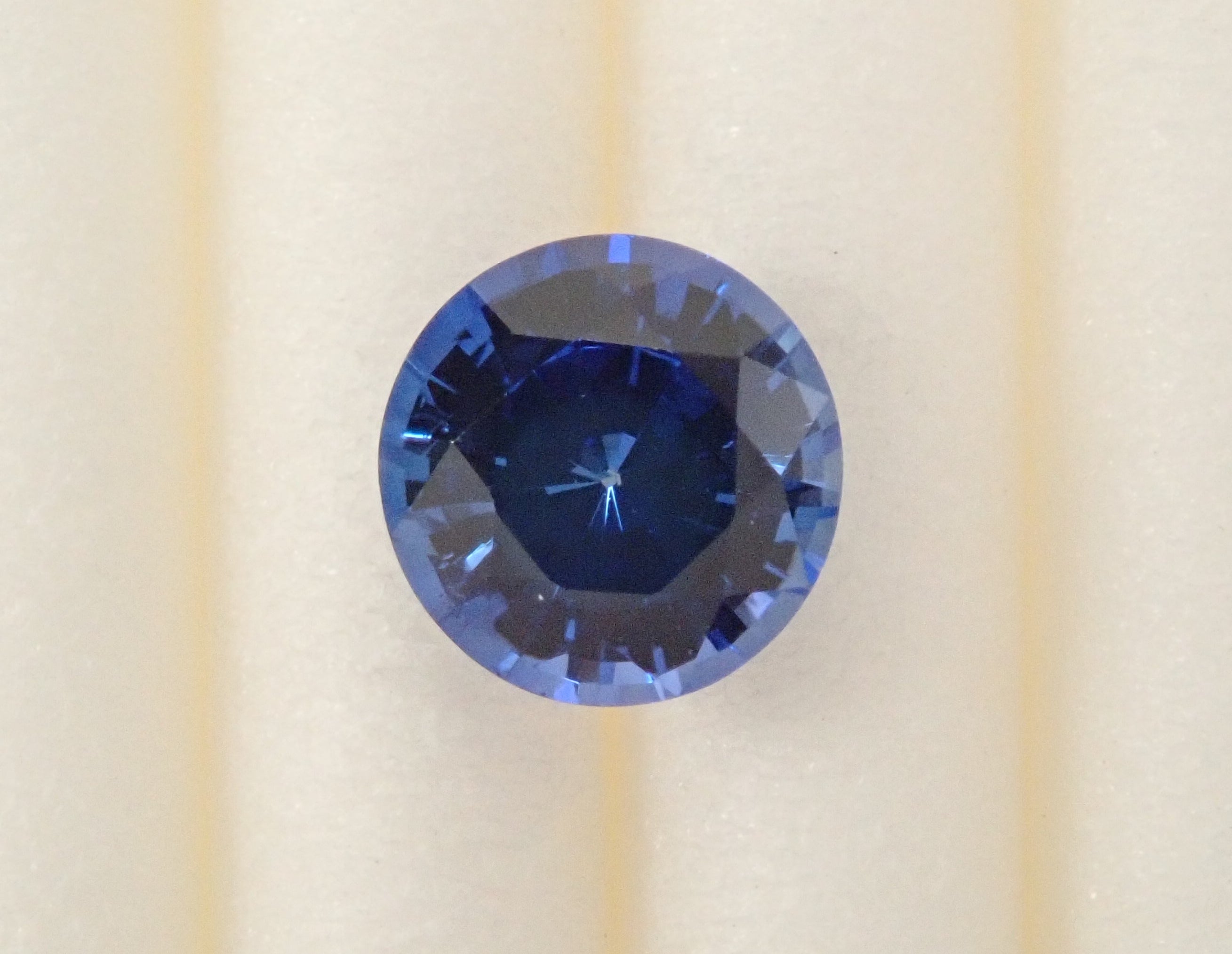 【1/10 22時販売】コーンフラワーブルーサファイア 4.5mm/0.430ctルース AIGS