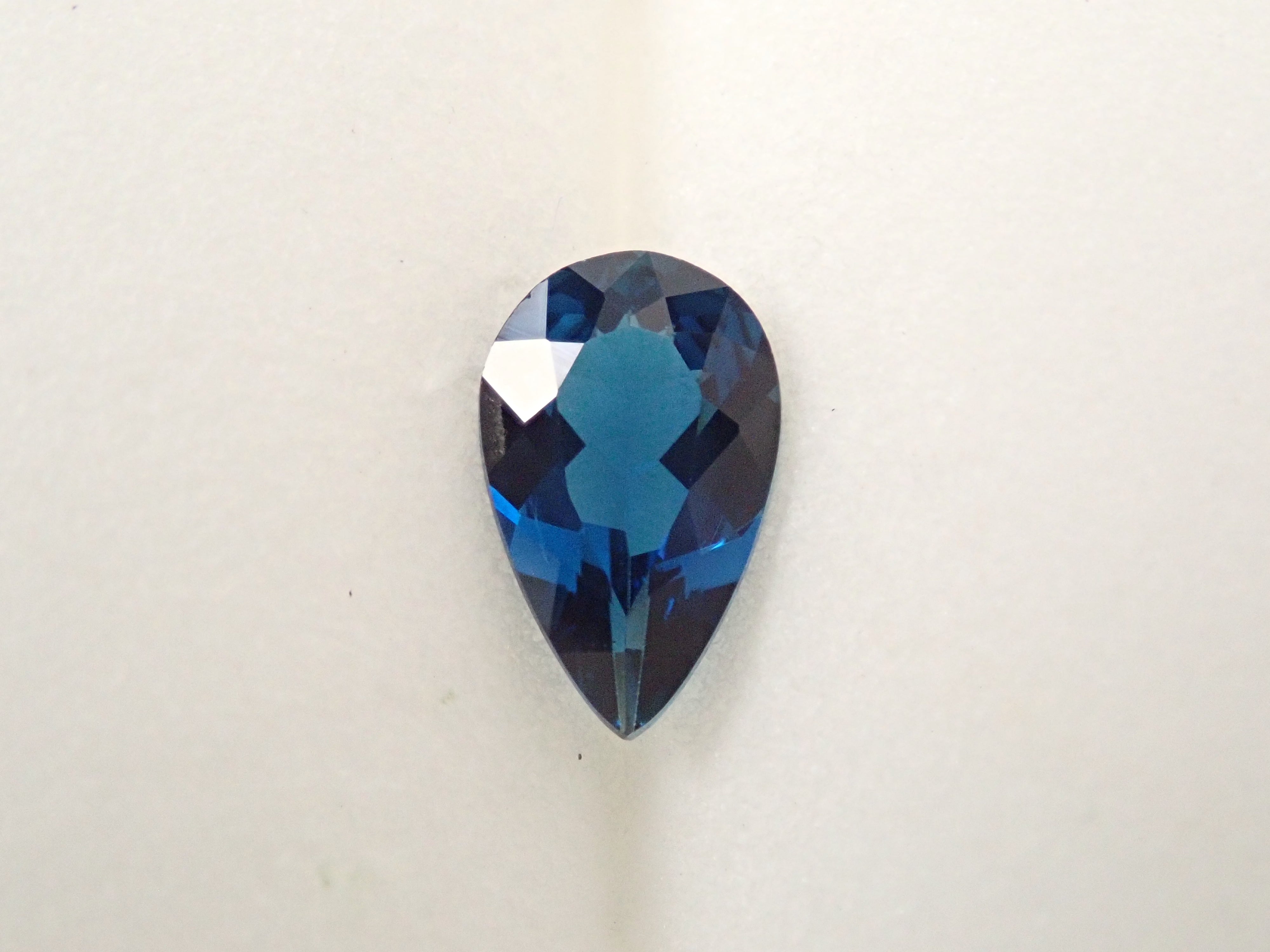 【1/9 22時販売】ブラジル産インディゴライトトルマリン 0.421ctルース 鑑別書