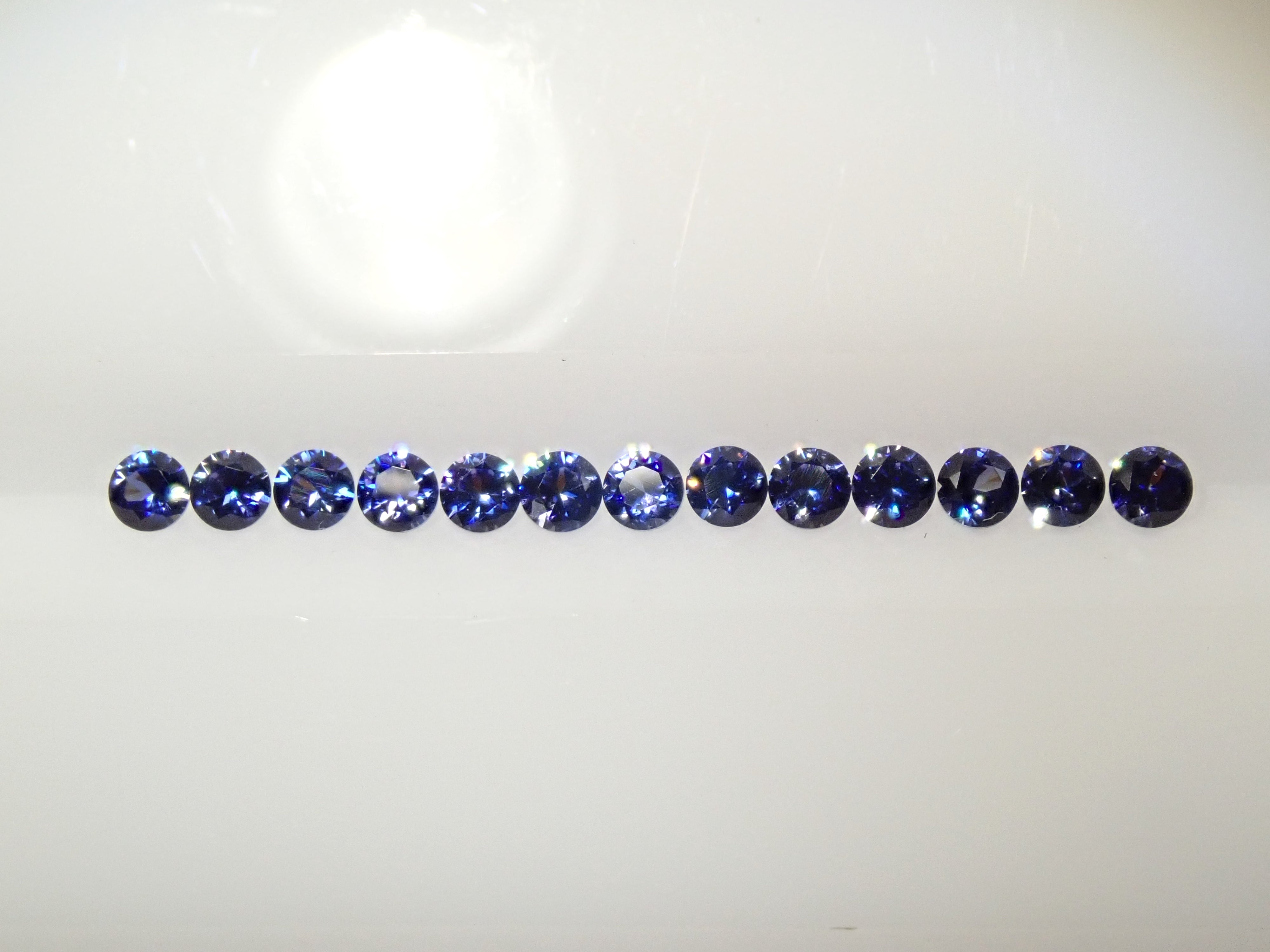 《頂級品質》13顆藍錐礦半永恆戒指套裝(2.0mm)