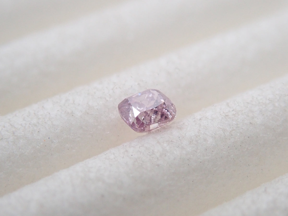 【Lottery Sale】Pink Diamond 0.067ct Loose Stone (FANCY INTENSE PURPLE PINK, I-1)