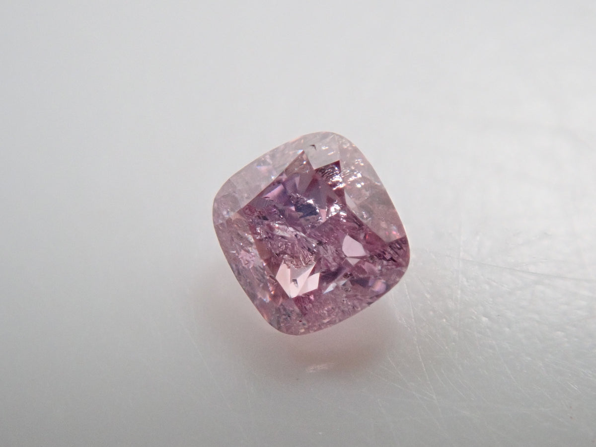 【Lottery Sale】Pink Diamond 0.067ct Loose Stone (FANCY INTENSE PURPLE PINK, I-1)