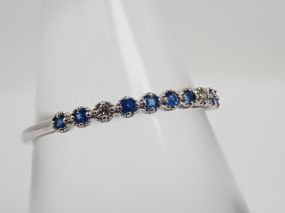 【9/20 22時販売】【カラフリ】Pt900 アウイナイト0.04ct・ダイヤモンドリング鑑別書