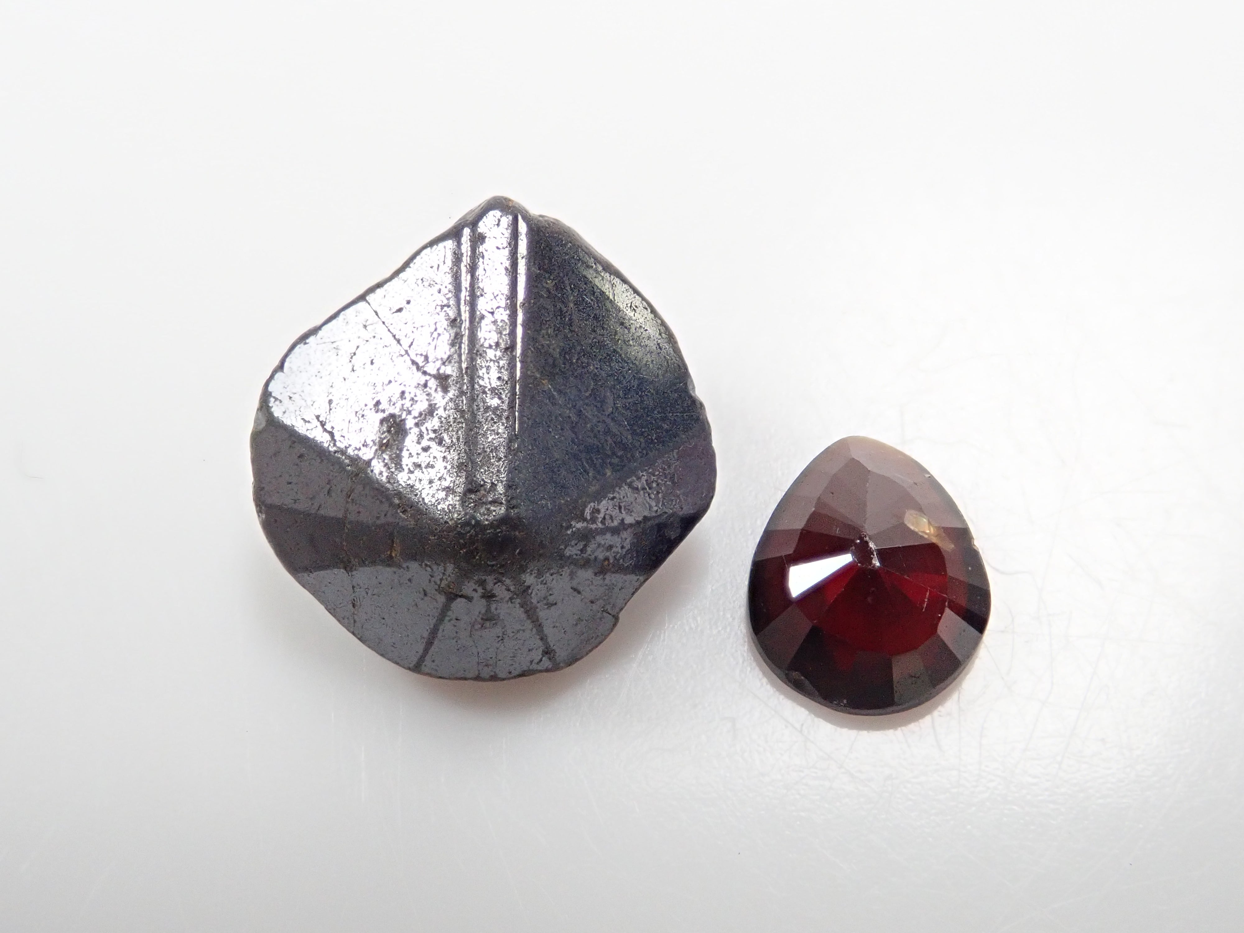 【9/28 22時販売】ルチル2石セット 6.213ct(原石+ルース)
