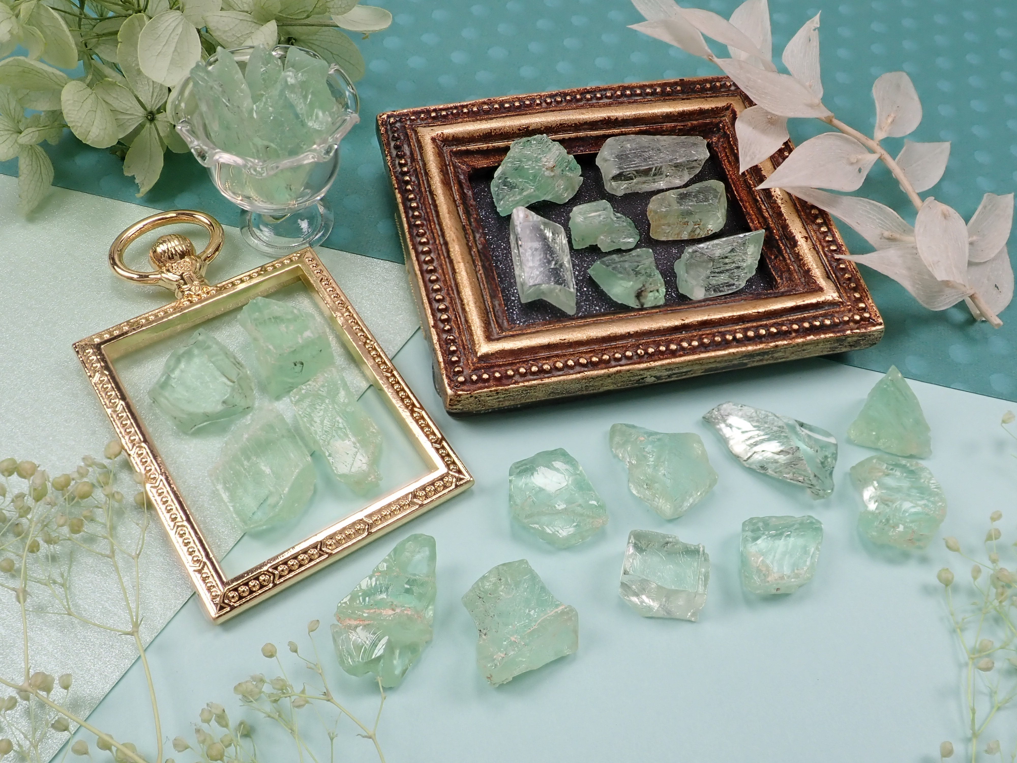 ブラジル産グリーンスポジュメン 1石 約7ct《複数購入割引有》