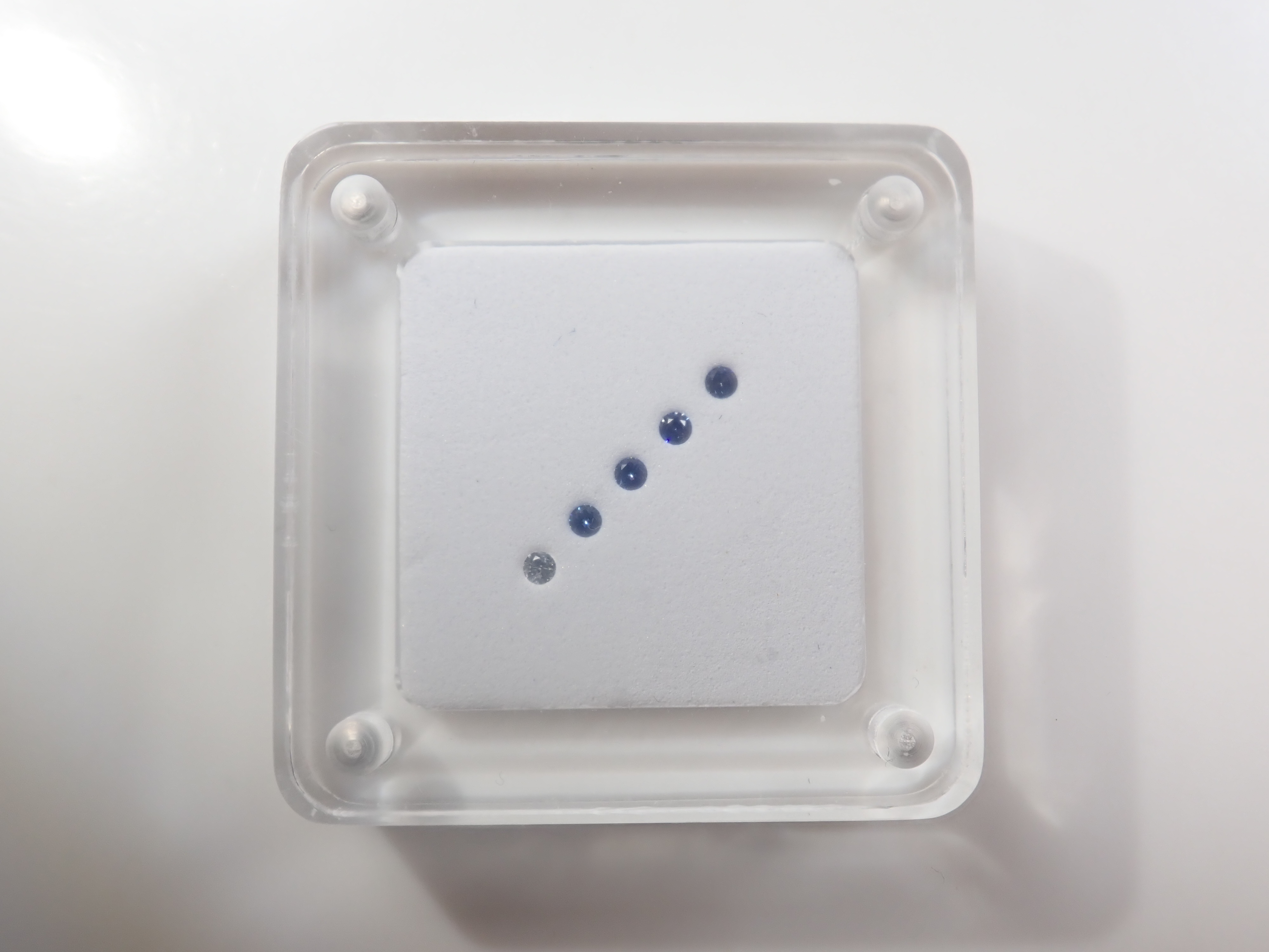 《Limited to 1 Set》Benitoite Gradation 5-Stone Set (2.0mm, includes top quality) 《Multiple Purchase Discount Available》