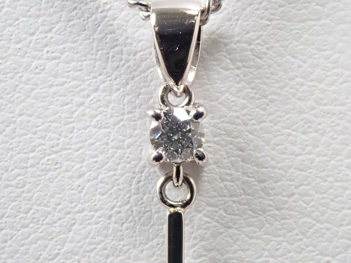 【編號 22602792】【Colori】Pt900 尖晶石 0.35ct 鑽石 0.09ct 墜飾(項鍊墜子)附鑑定書