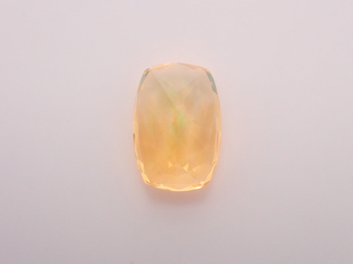 【12562970掲載】メキシコ産ファイアオパール(ファセットカット) 1.255ctルース