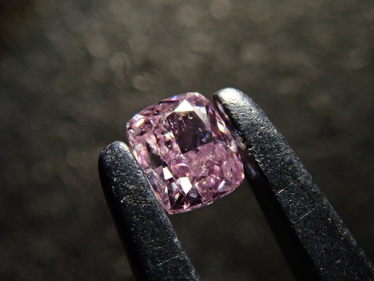 【32501982掲載】ピンクダイヤモンド 0.127ctルース(FANCY INTENSE PURPLE PINK, SI2)