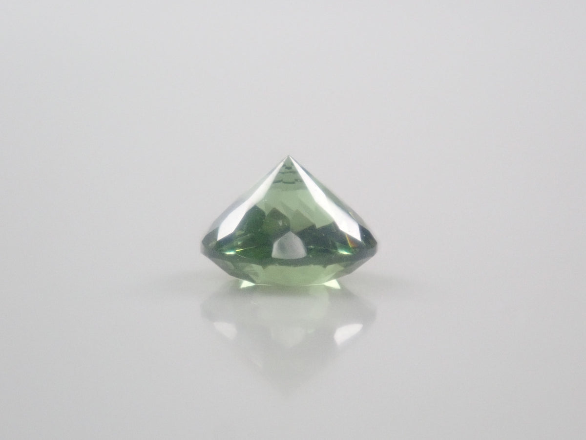 【9/29 22時販売】スリランカ産グリーンジルコン 4.2mm/0.424ctルース