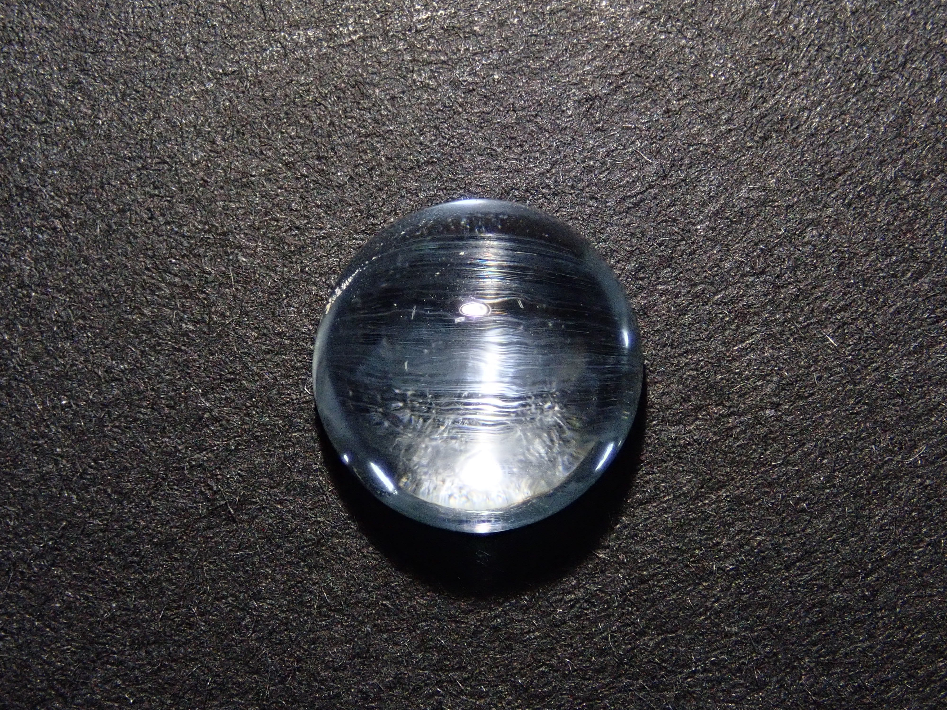 【12560377掲載】ブルートパーズキャッツアイ 3.538ctルース