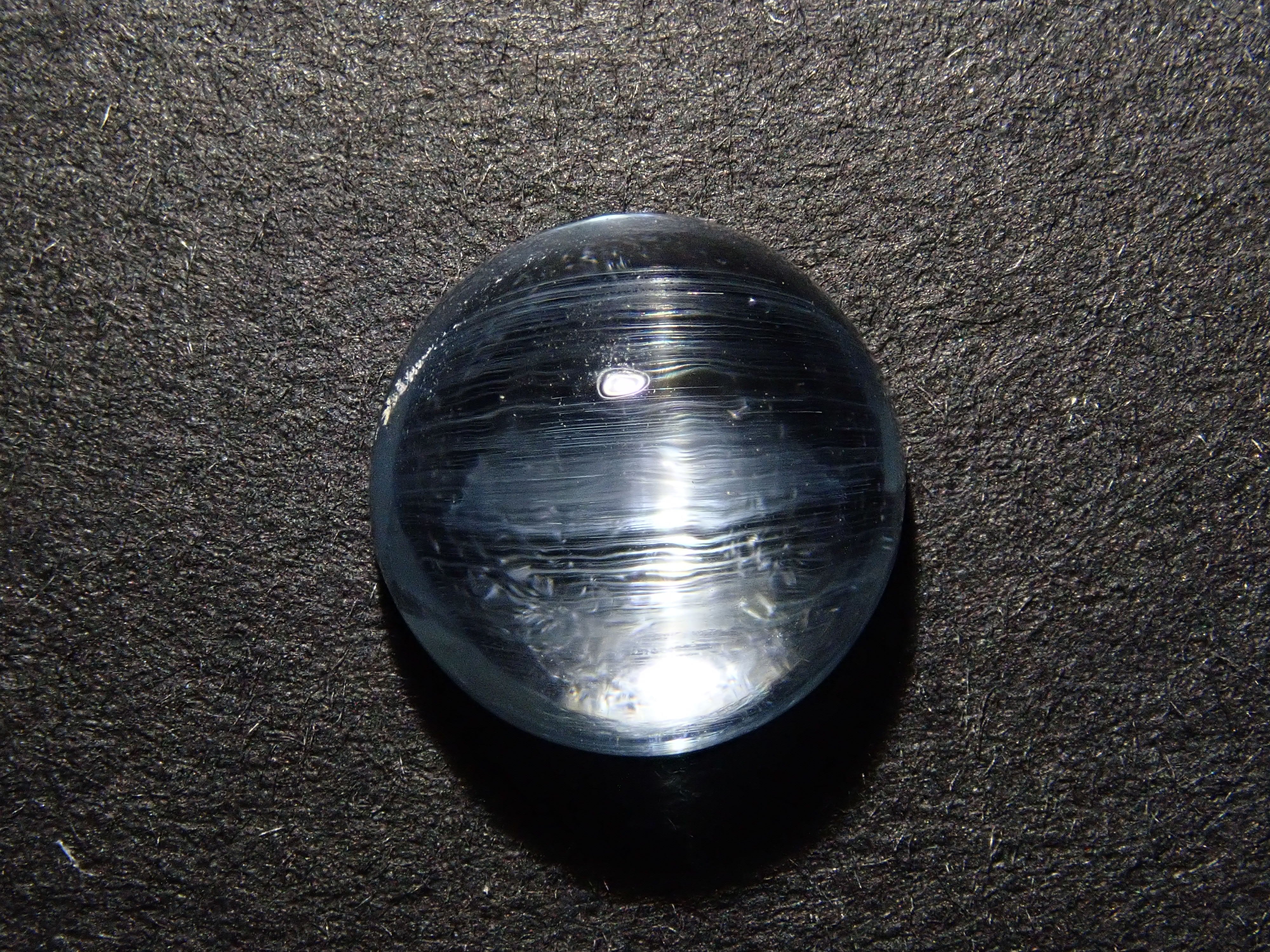 【12560377掲載】ブルートパーズキャッツアイ 3.538ctルース