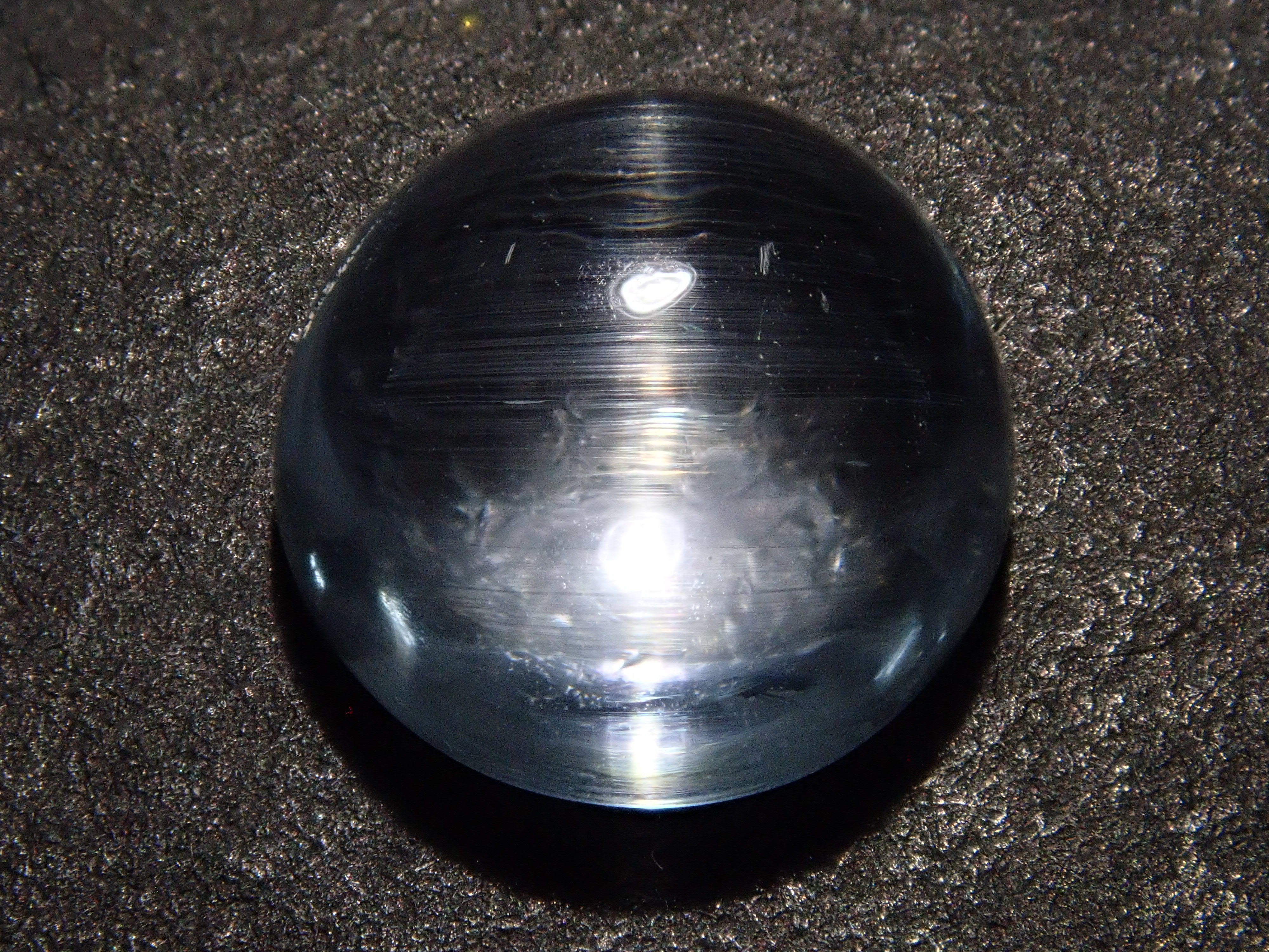 【12560377掲載】ブルートパーズキャッツアイ 3.538ctルース