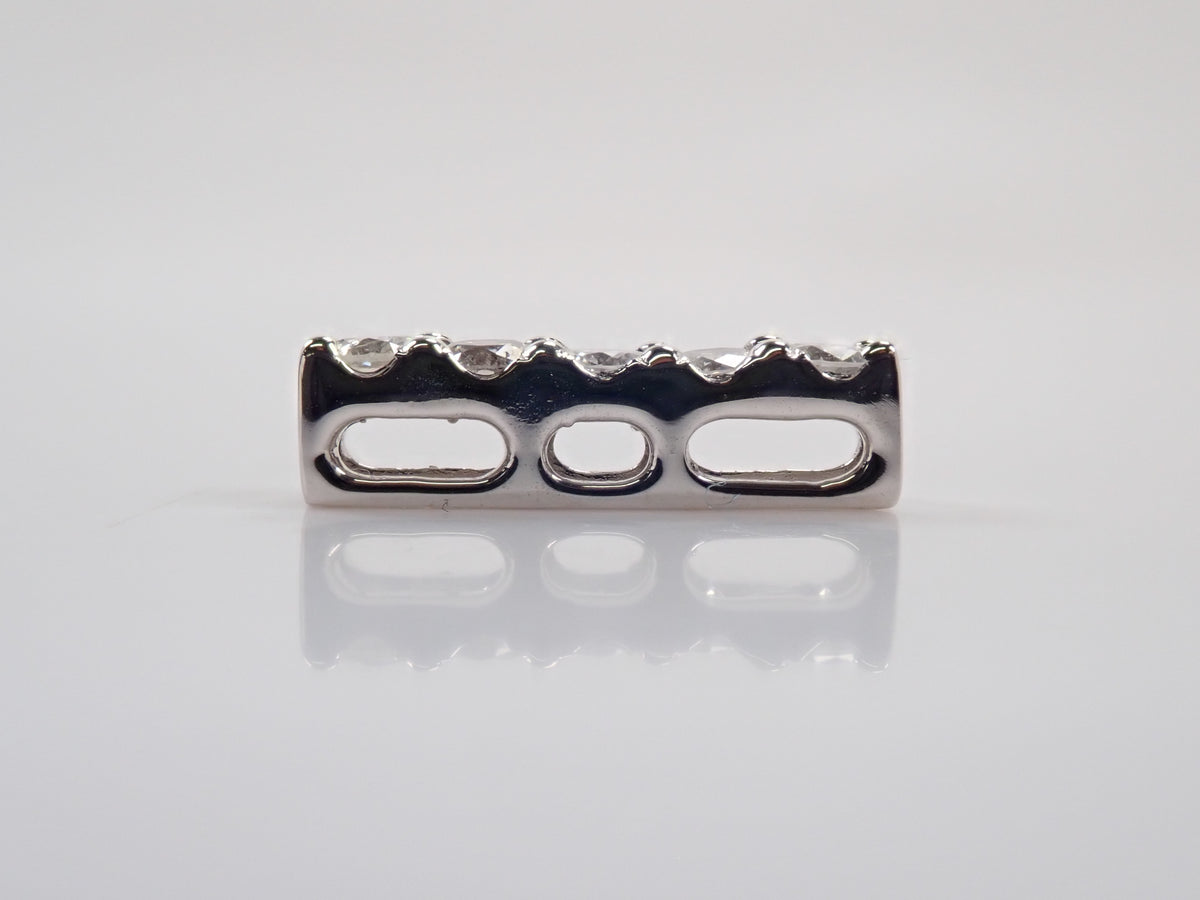 【9/28 22時販売】【カラフリ】K18WG ダイヤモンド 0.5ct ペンダントトップ(ネックレストップ)鑑別書
