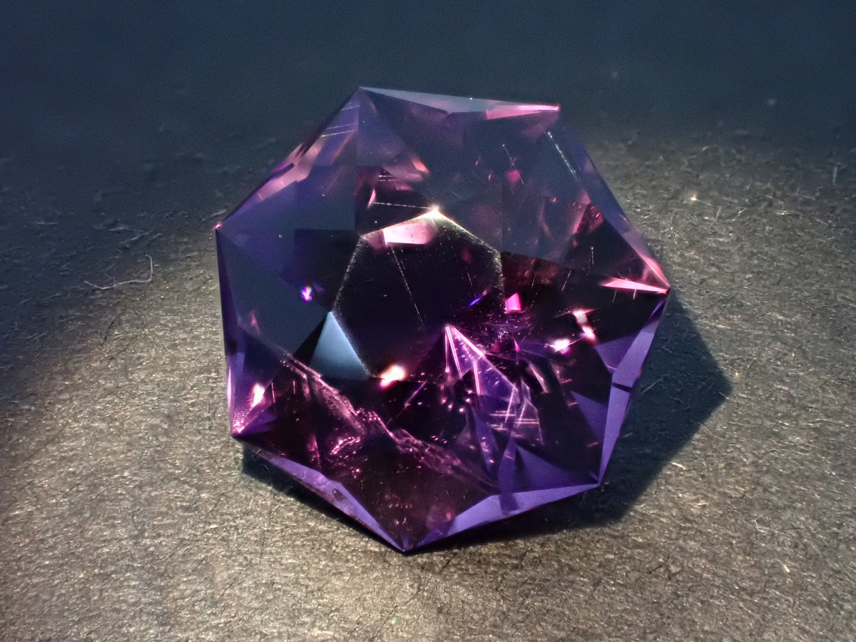 【12557686掲載】ブラジル産カラーシフトアメジスト 2.124ctルース