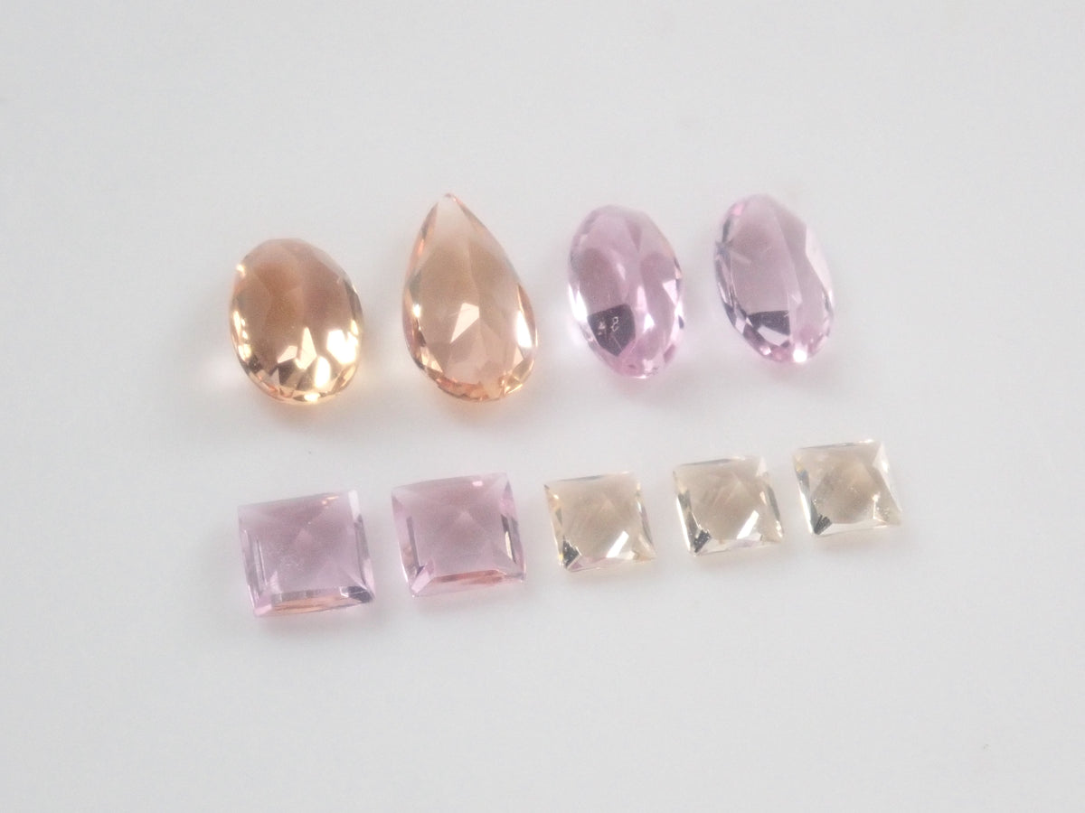【9/22 22時販売】《限定11石》通常22,800円のブラジル産非加熱シェリーカラー含むインペリアルトパーズ1石(ロンドンブルートパーズ1石付き)《複数購入割引有》