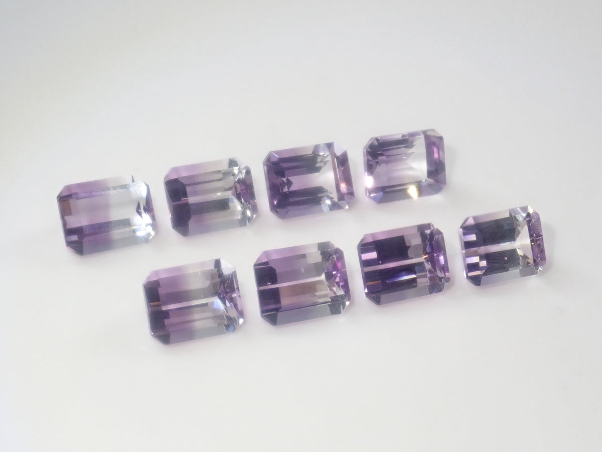【10/2 22時販売】《限定8石》ブラジル産バイカラーアメジストガチャ1石ルース(約9×7mm)《複数購入割引有》