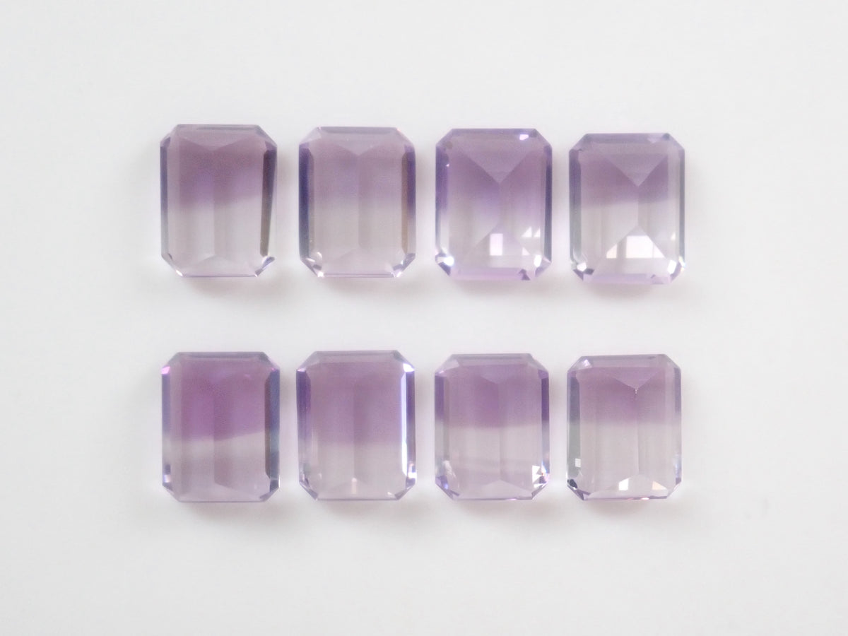 【10/2 22時販売】《限定8石》ブラジル産バイカラーアメジストガチャ1石ルース(約9×7mm)《複数購入割引有》