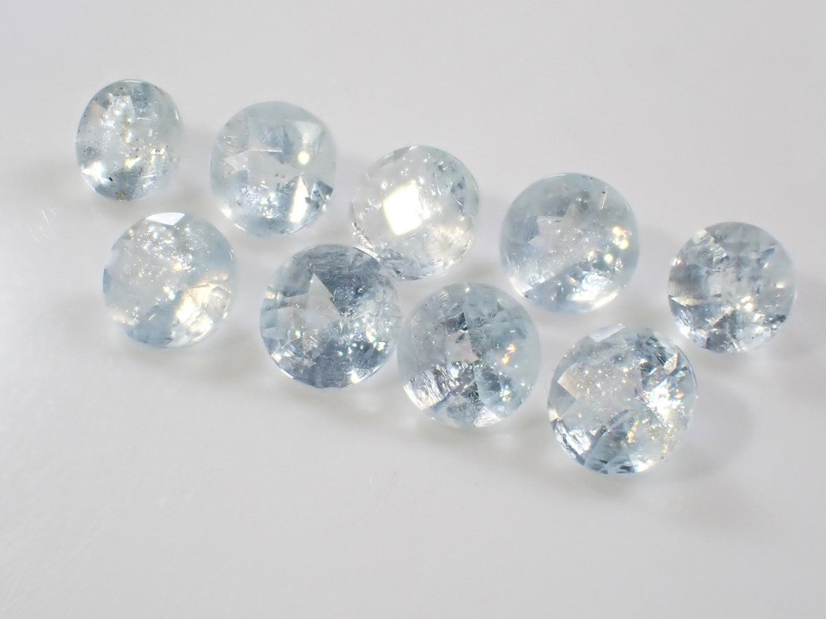 Brazilian Rainbow Aquamarine (Iridescent Aquamarine) Loose Stone (Heart Shape) (Multiple Purchase Discounts Available)