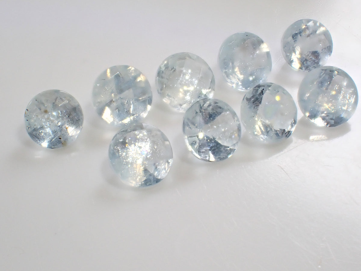 Brazilian Rainbow Aquamarine (Iridescent Aquamarine) Loose Stone (Heart Shape) (Multiple Purchase Discounts Available)