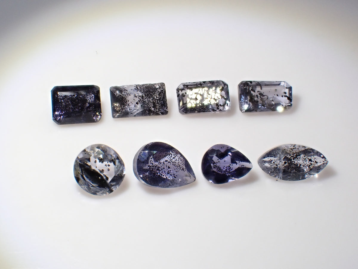 【11/1 22時販売】《限定8石》インド産アイオライトサンストーン1石ルース(平均0.32ct)《複数購入割引有》