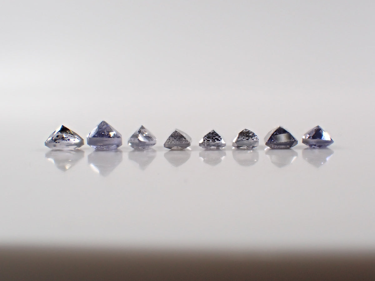 【11/1 22時販売】《限定8石》インド産アイオライトサンストーン1石ルース(平均0.32ct)《複数購入割引有》