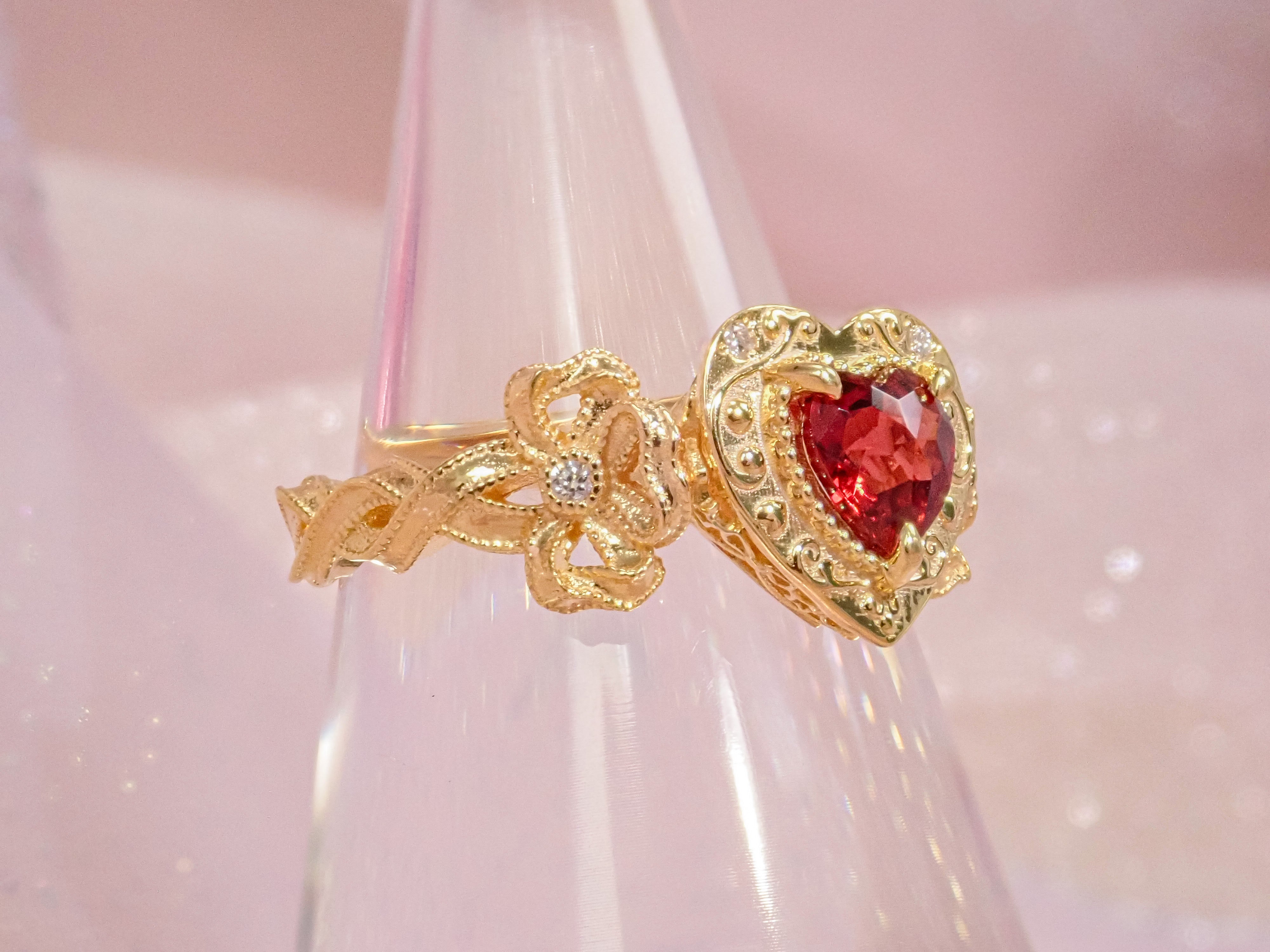 【11/21 22時販売開始】大人のセボンスタージュエリー第3弾 チャーミーパクトリング プレシャスモデル(プラチナ/ゴールド) Pt950/K18YG/K18PG