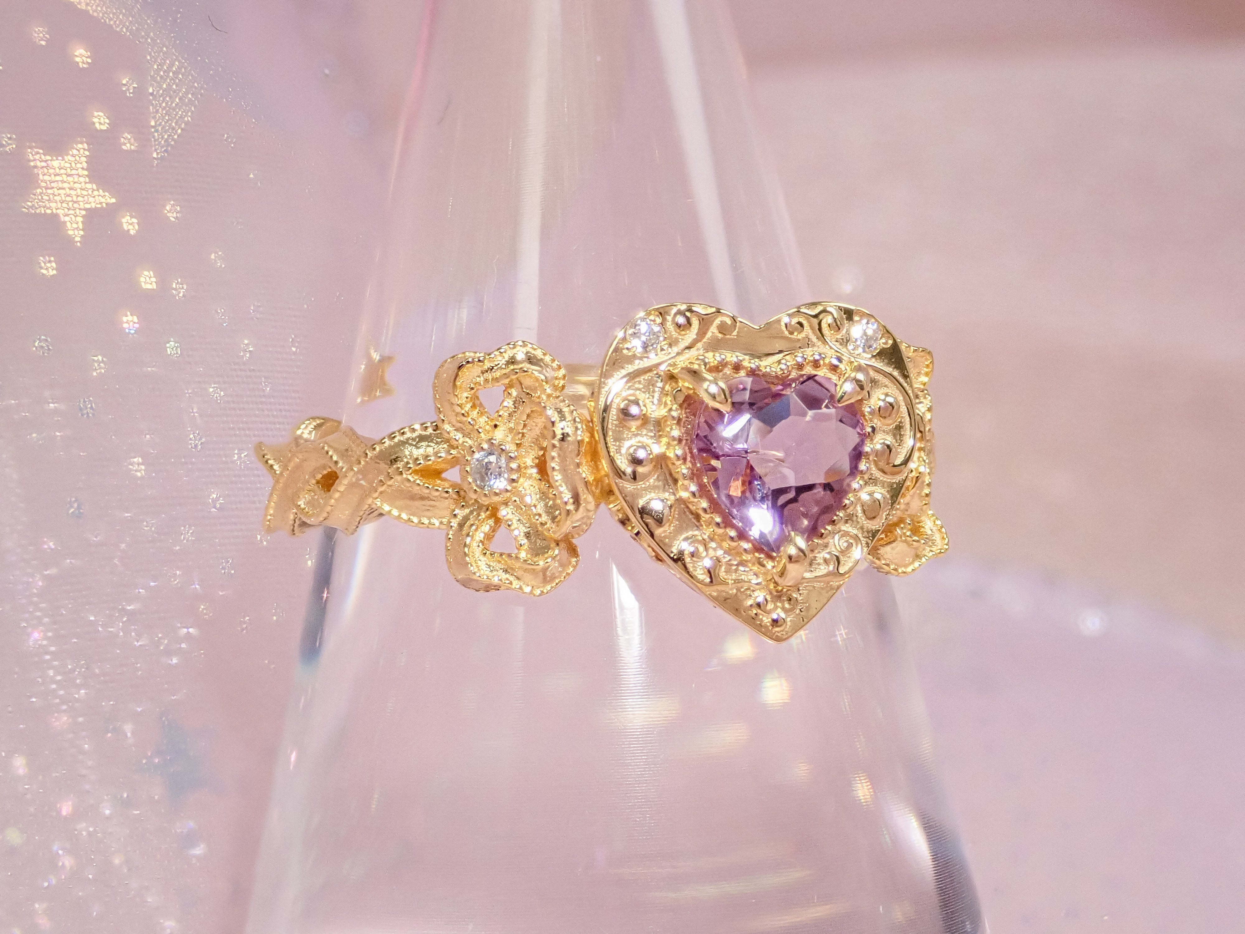 【11/21 22時販売開始】大人のセボンスタージュエリー第3弾 チャーミーパクトリング プレシャスモデル(プラチナ/ゴールド) Pt950/K18YG/K18PG