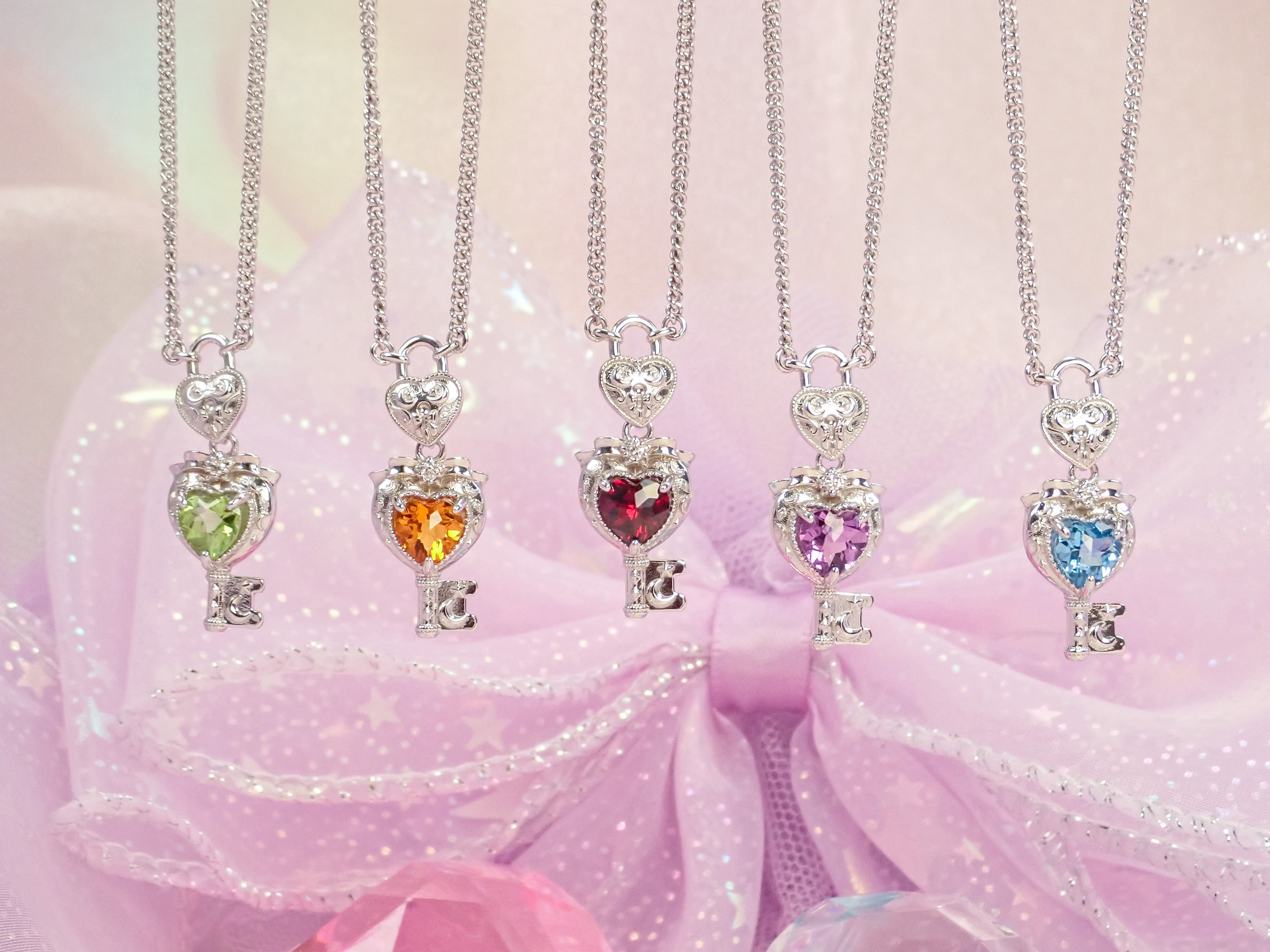 【11/21 22時販売開始】大人のセボンスタージュエリー第3弾  ハートキーロックペンダント シルバーモデル(シルバーカラー/ゴールドカラー) SV925