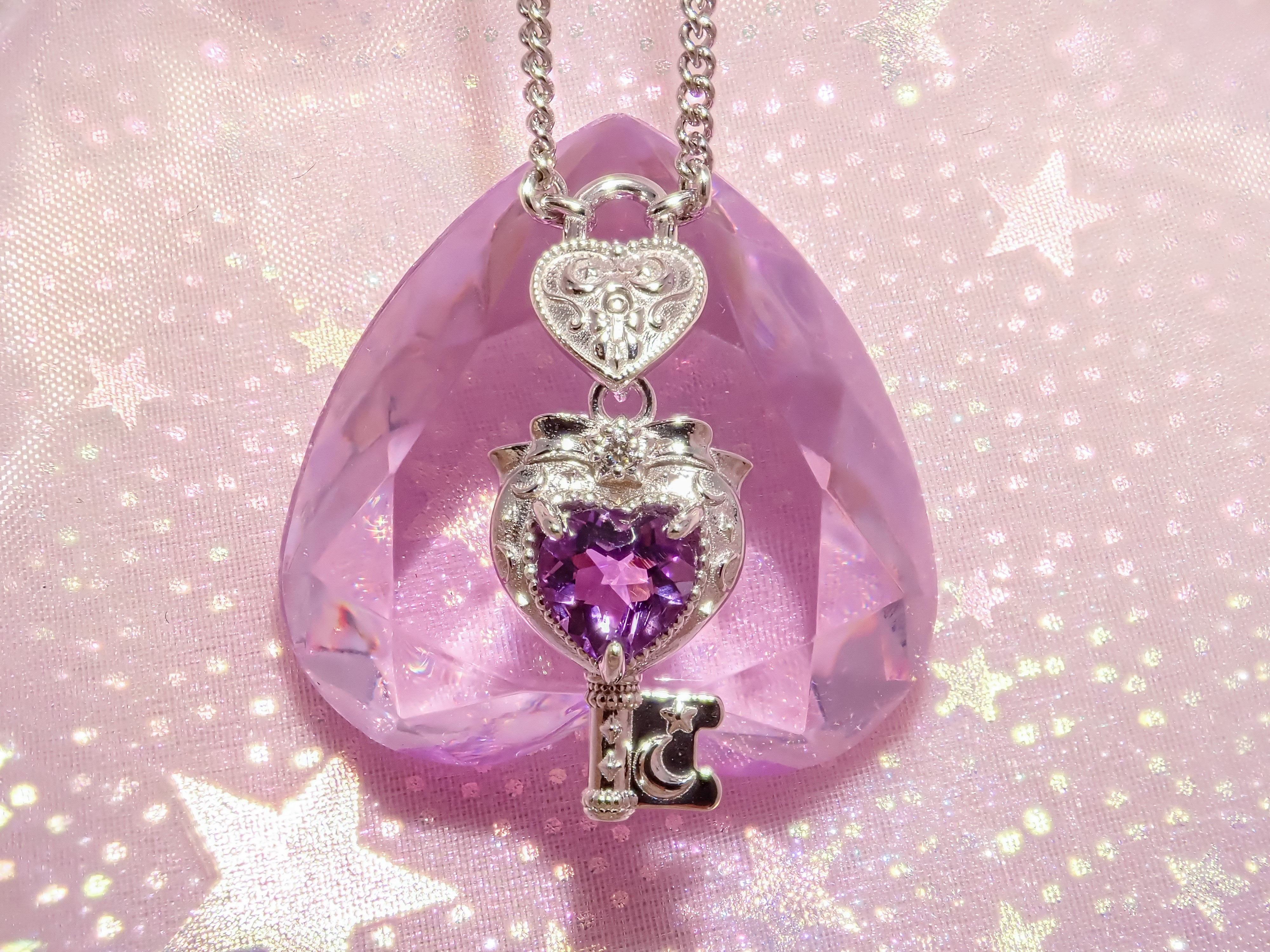 【11/21 22時販売開始】大人のセボンスタージュエリー第3弾 ハートキーロックペンダント プレシャスモデル(プラチナ/ゴールド) Pt950/K18YG/K18PG