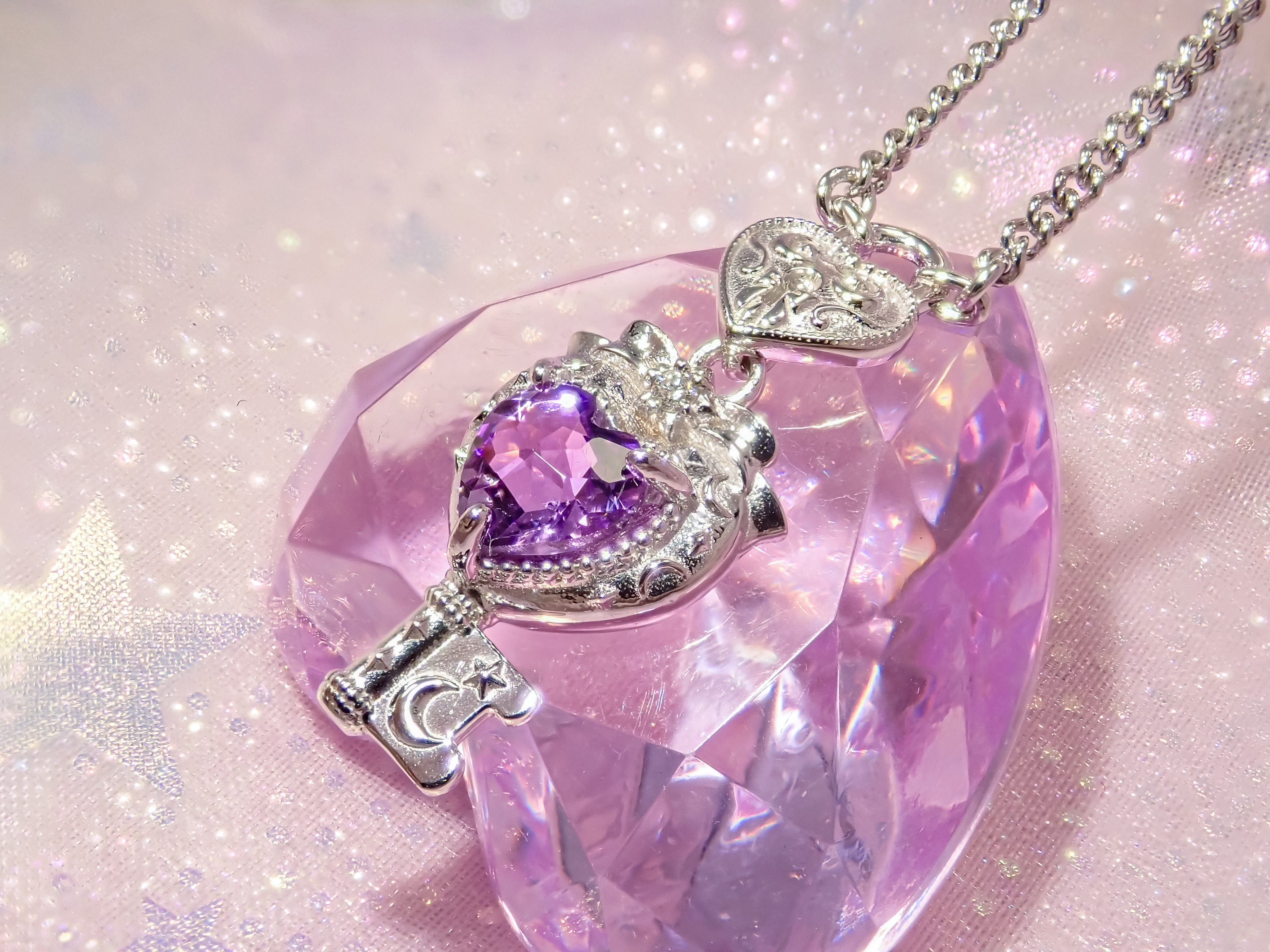 【11/21 22時販売開始】大人のセボンスタージュエリー第3弾  ハートキーロックペンダント シルバーモデル(シルバーカラー/ゴールドカラー) SV925