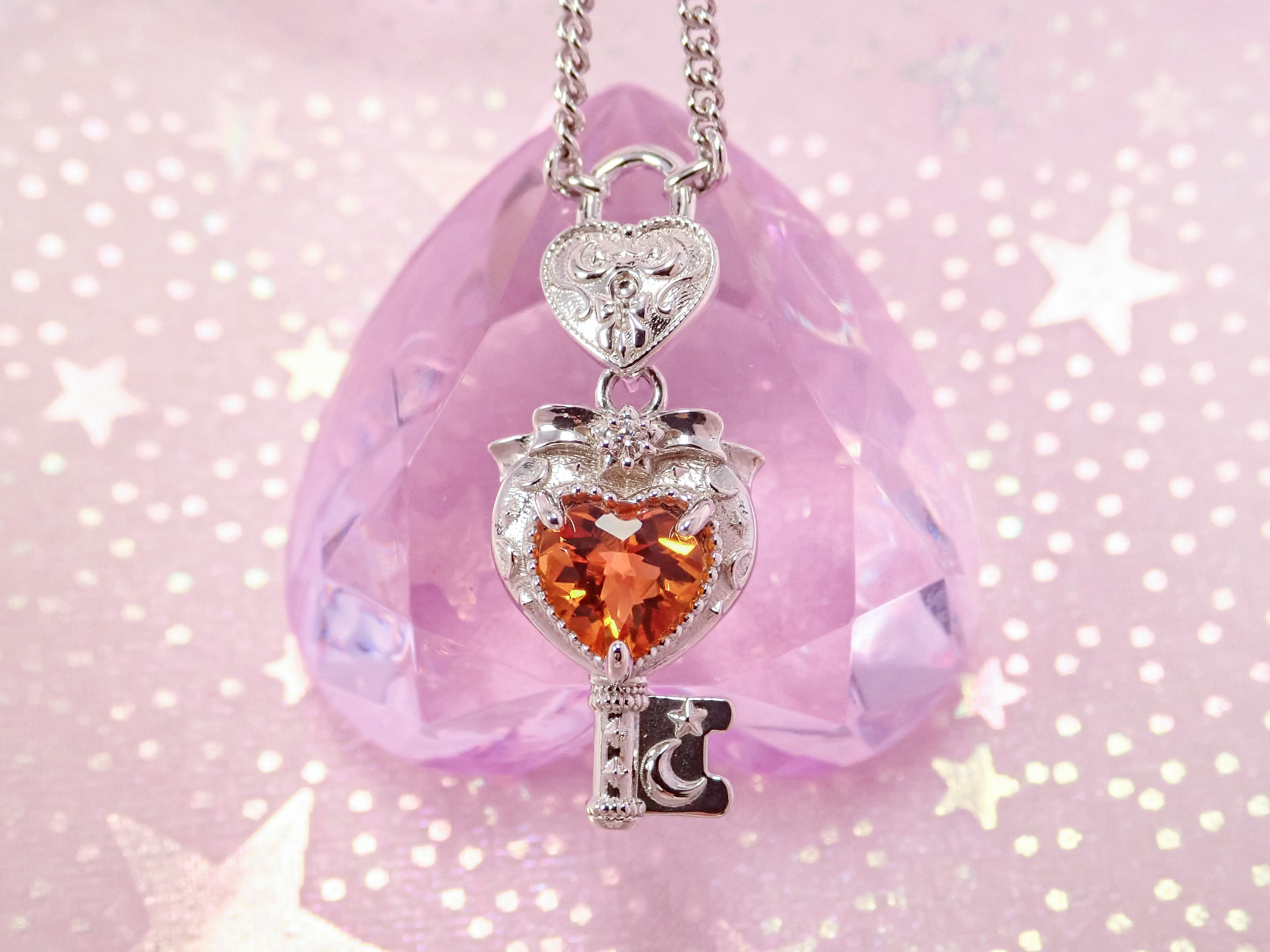 【11/21 22時販売開始】大人のセボンスタージュエリー第3弾 ハートキーロックペンダント プレシャスモデル(プラチナ/ゴールド) Pt950/K18YG/K18PG