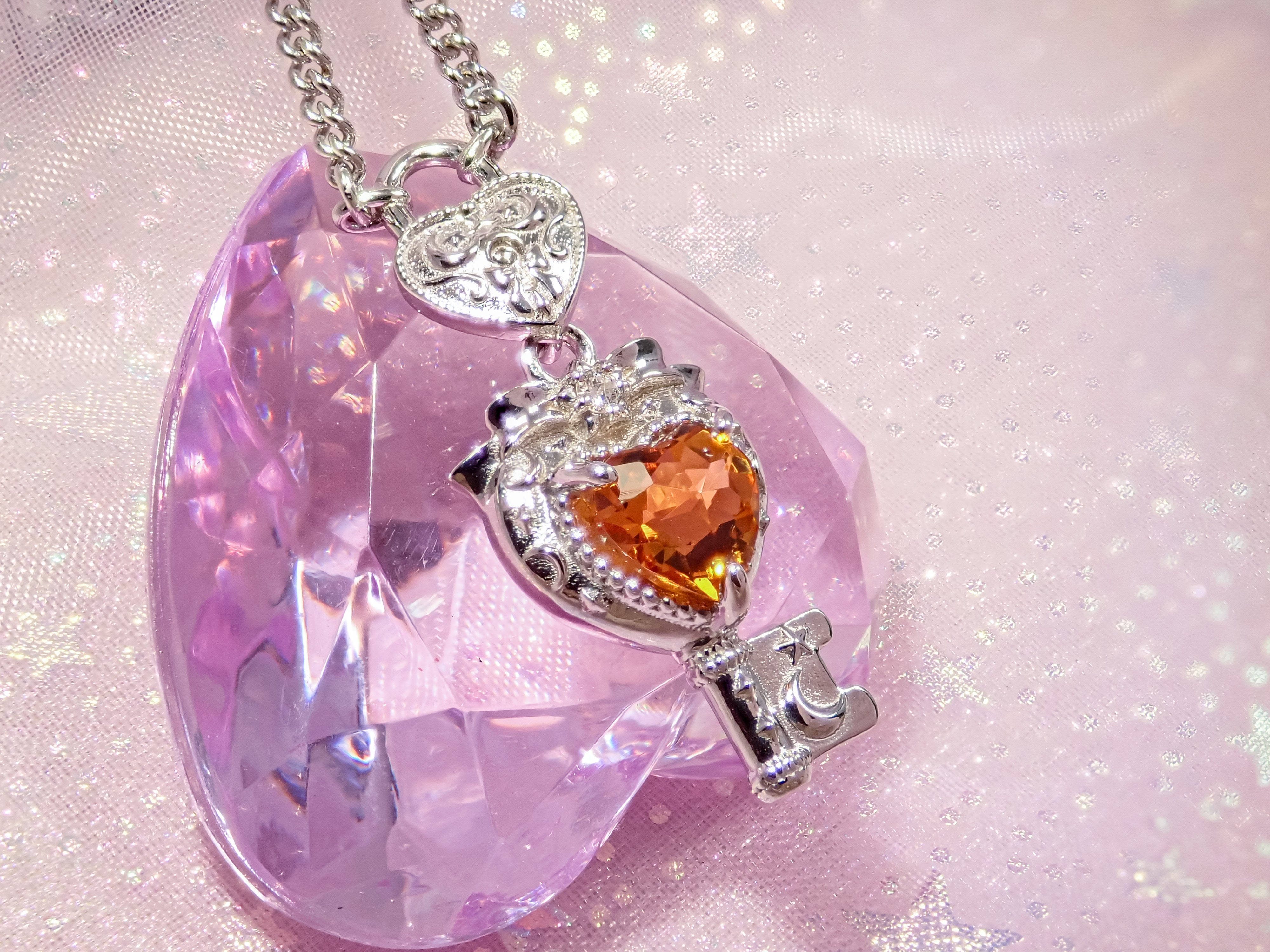 【11/21 22時販売開始】大人のセボンスタージュエリー第3弾  ハートキーロックペンダント シルバーモデル(シルバーカラー/ゴールドカラー) SV925