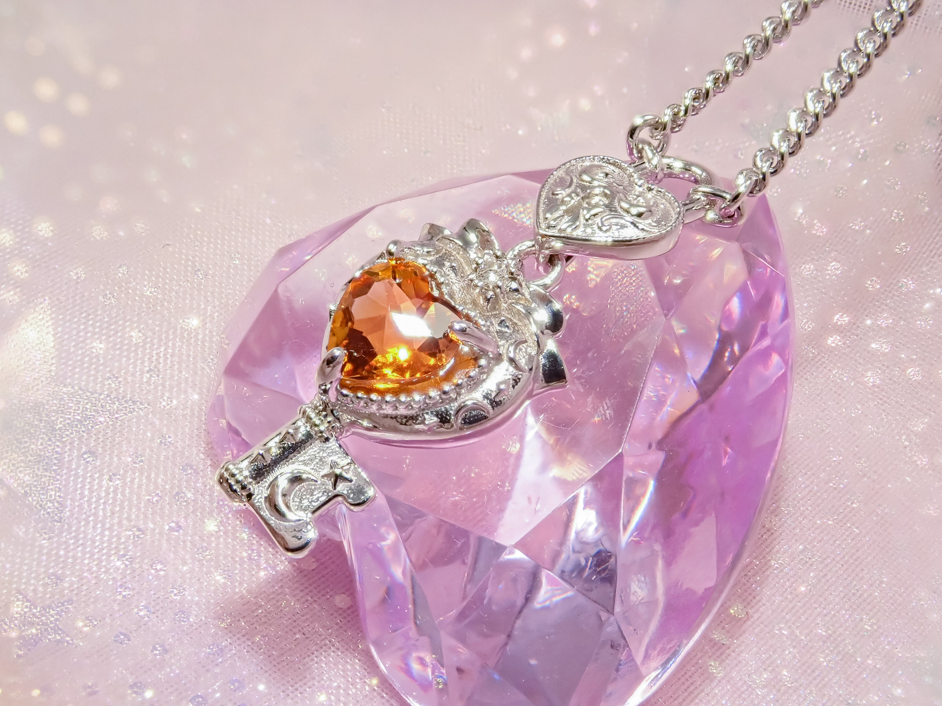 【11/21 22時販売開始】大人のセボンスタージュエリー第3弾  ハートキーロックペンダント シルバーモデル(シルバーカラー/ゴールドカラー) SV925