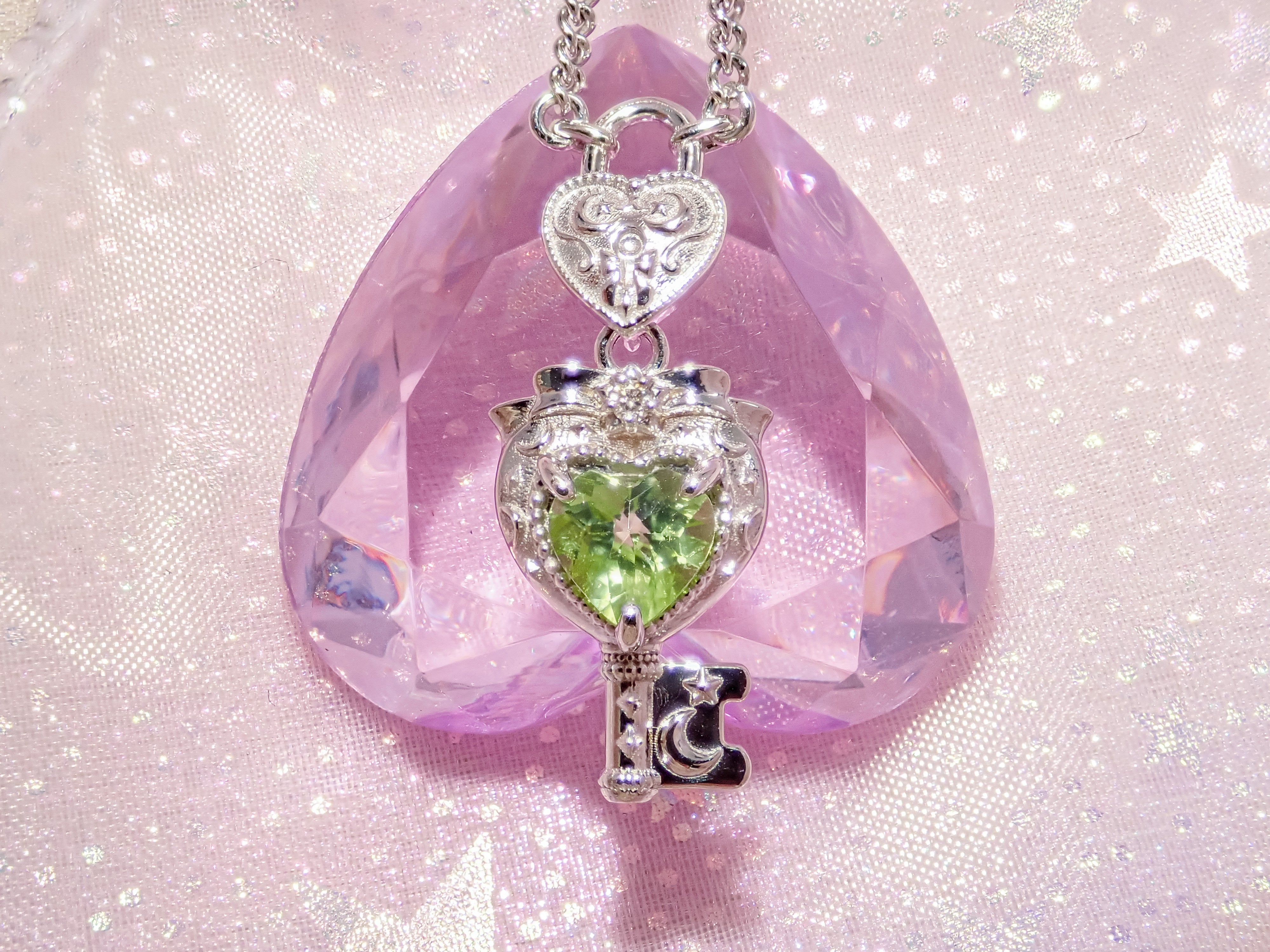 【11/21 22時販売開始】大人のセボンスタージュエリー第3弾 ハートキーロックペンダント プレシャスモデル(プラチナ/ゴールド) Pt950/K18YG/K18PG