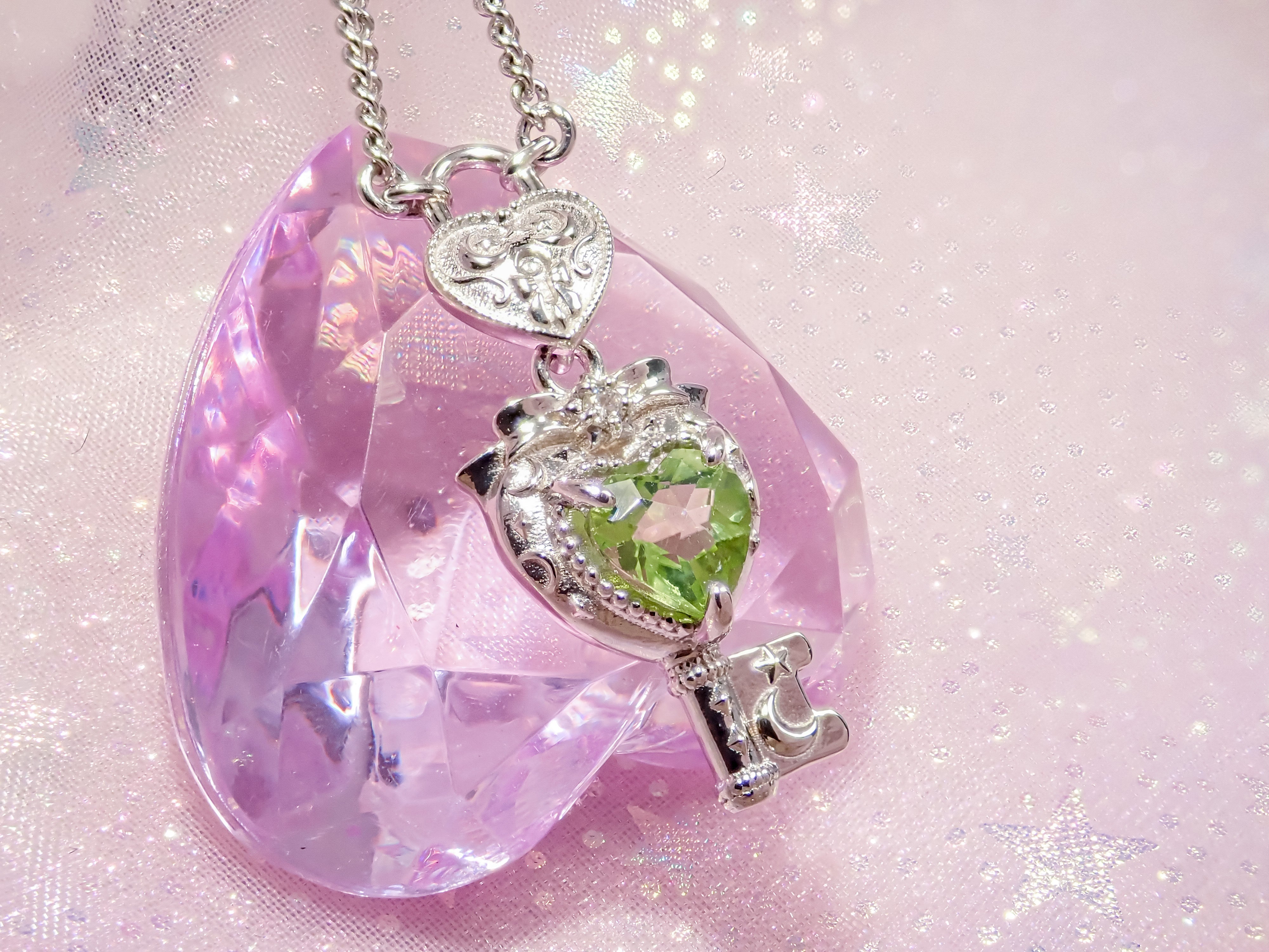 【11/21 22時販売開始】大人のセボンスタージュエリー第3弾  ハートキーロックペンダント シルバーモデル(シルバーカラー/ゴールドカラー) SV925