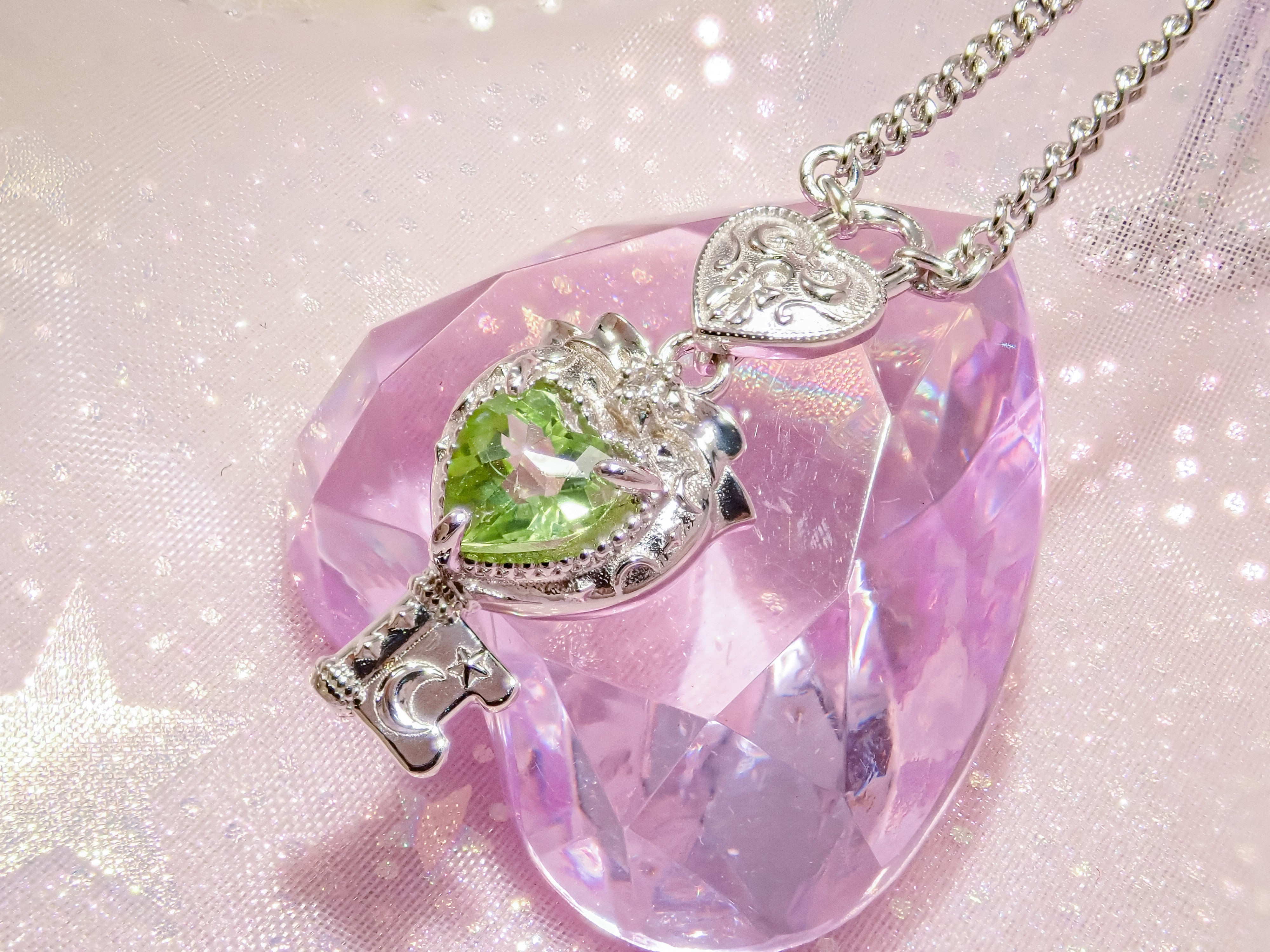 【11/21 22時販売開始】大人のセボンスタージュエリー第3弾 ハートキーロックペンダント プレシャスモデル(プラチナ/ゴールド) Pt950/K18YG/K18PG