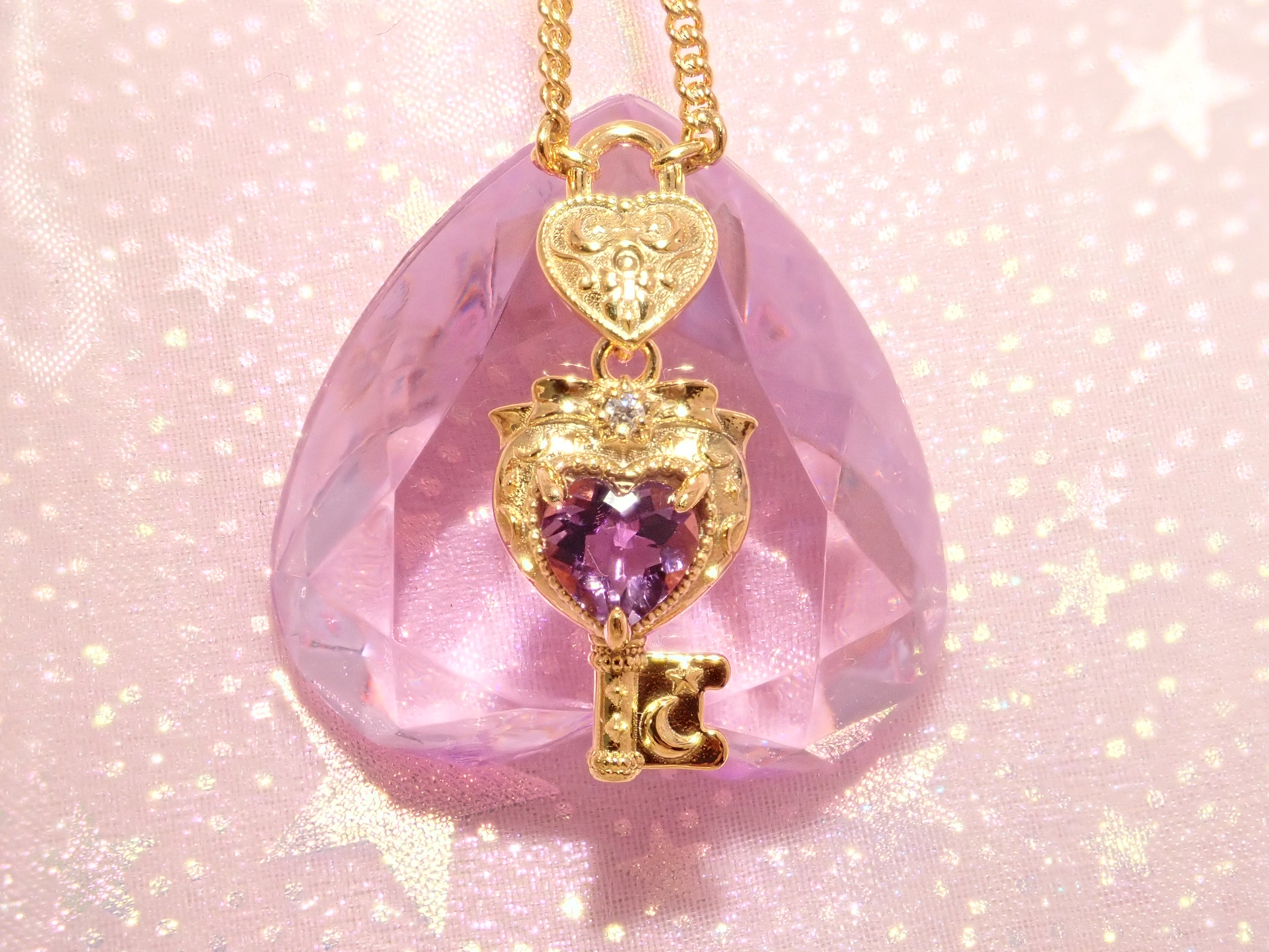 【11/21 22時販売開始】大人のセボンスタージュエリー第3弾 ハートキーロックペンダント プレシャスモデル(プラチナ/ゴールド) Pt950/K18YG/K18PG