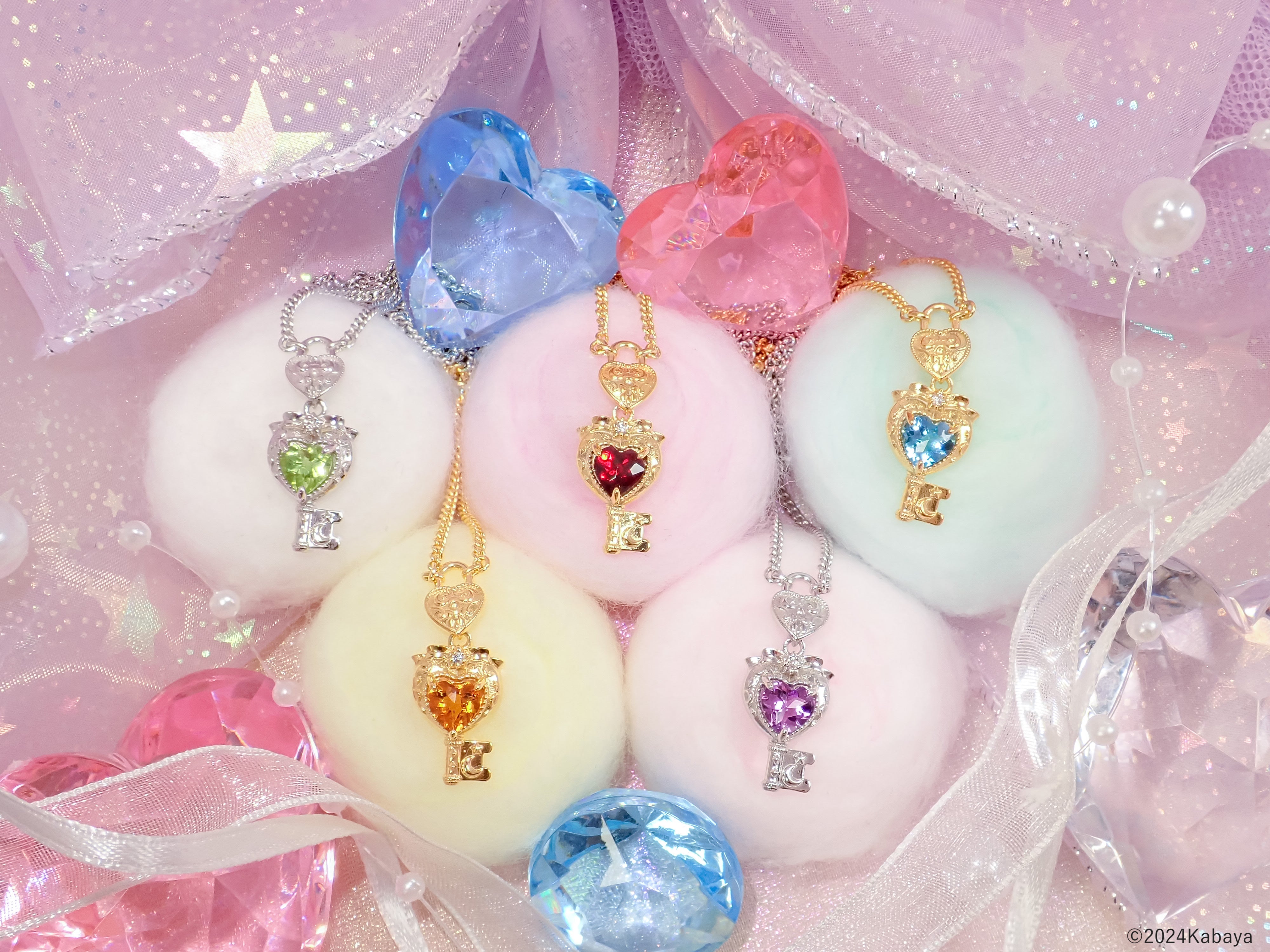 【11/21 22時販売開始】大人のセボンスタージュエリー第3弾 ハートキーロックペンダント プレシャスモデル(プラチナ/ゴールド) Pt950/K18YG/K18PG