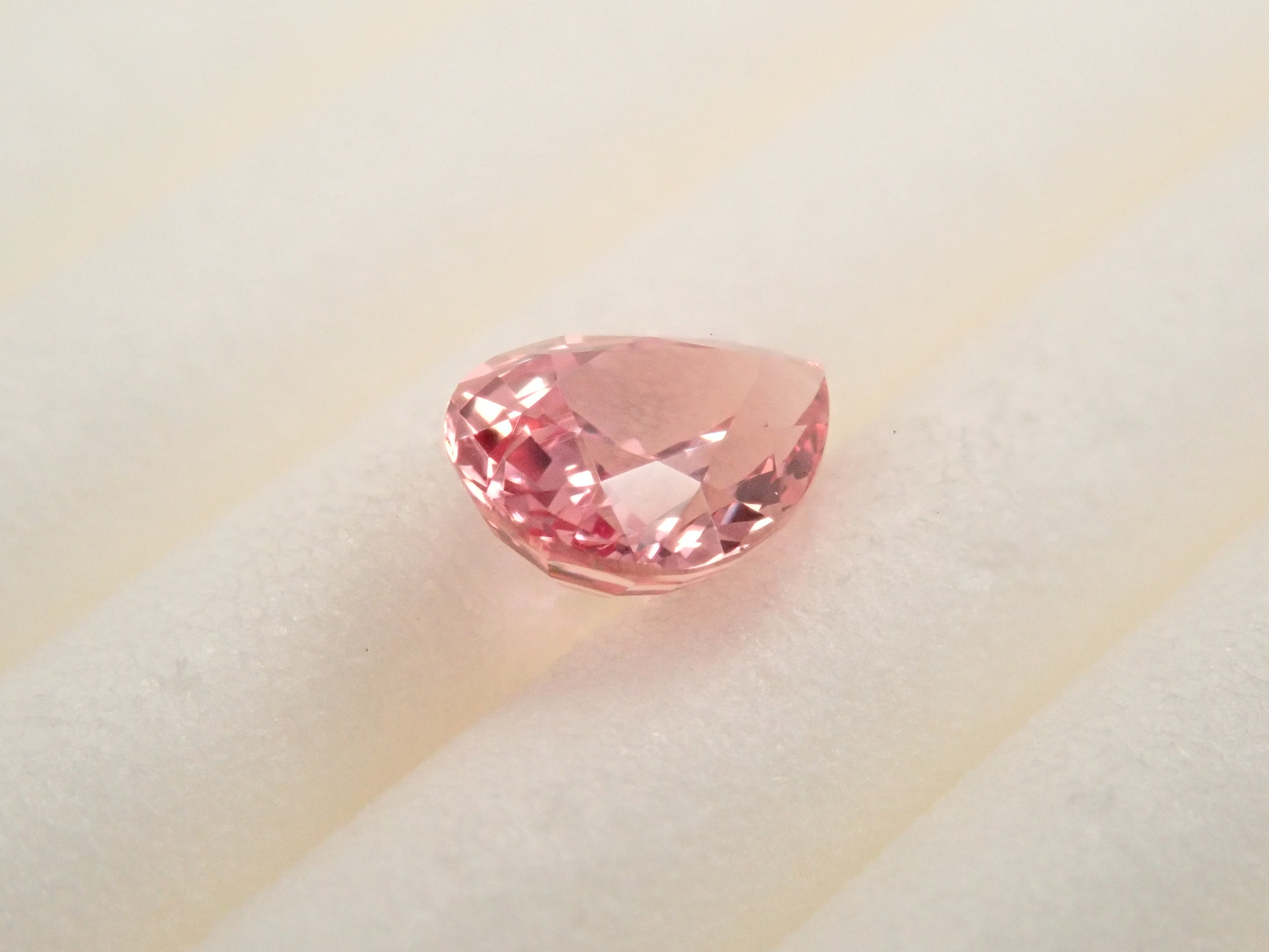 【10/17 22時販売】パパラチアサファイア 0.376ctルース 中宝鑑